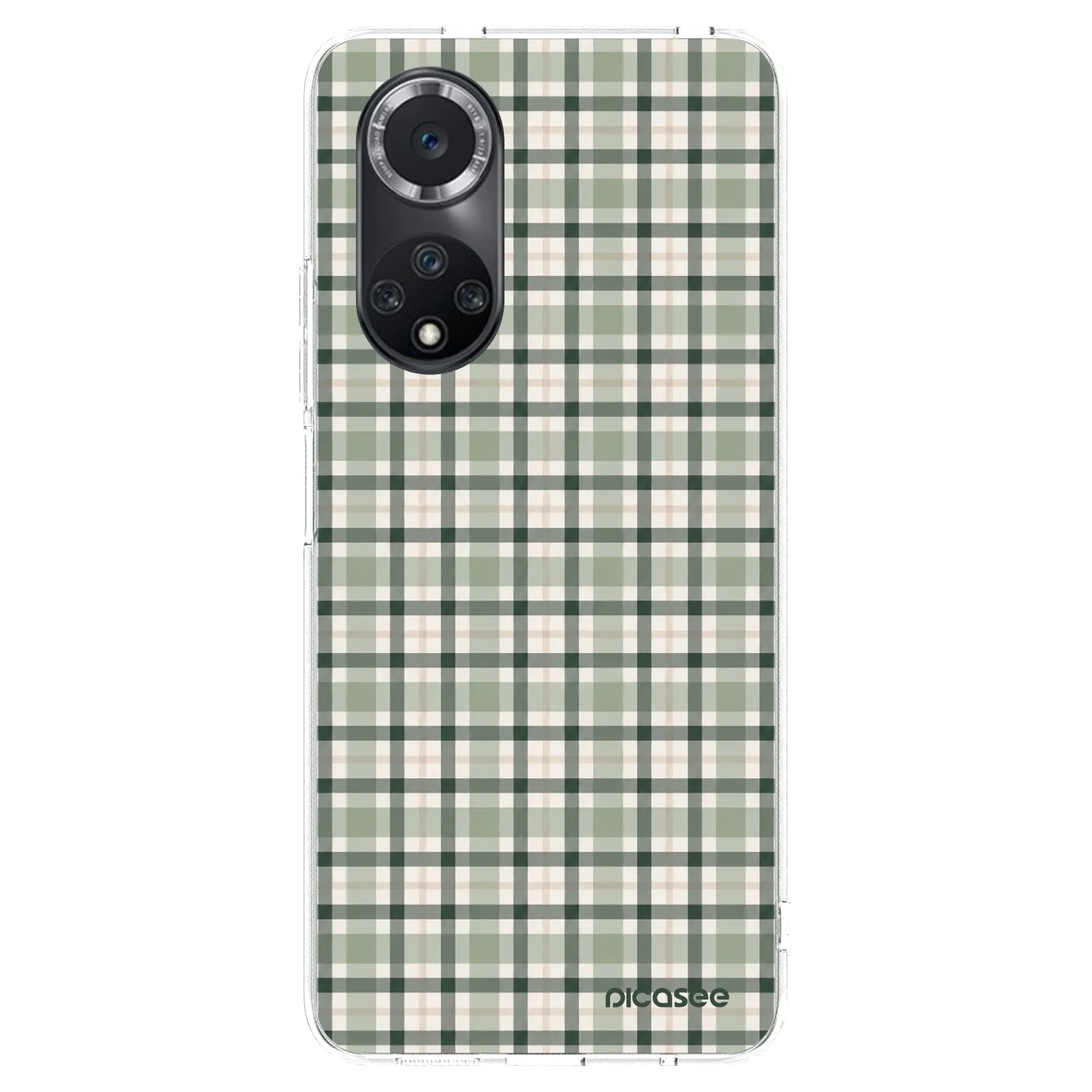 Picasee Huawei Nova 9 SE Hülle - Transparentes Silikon - Sage Tartan