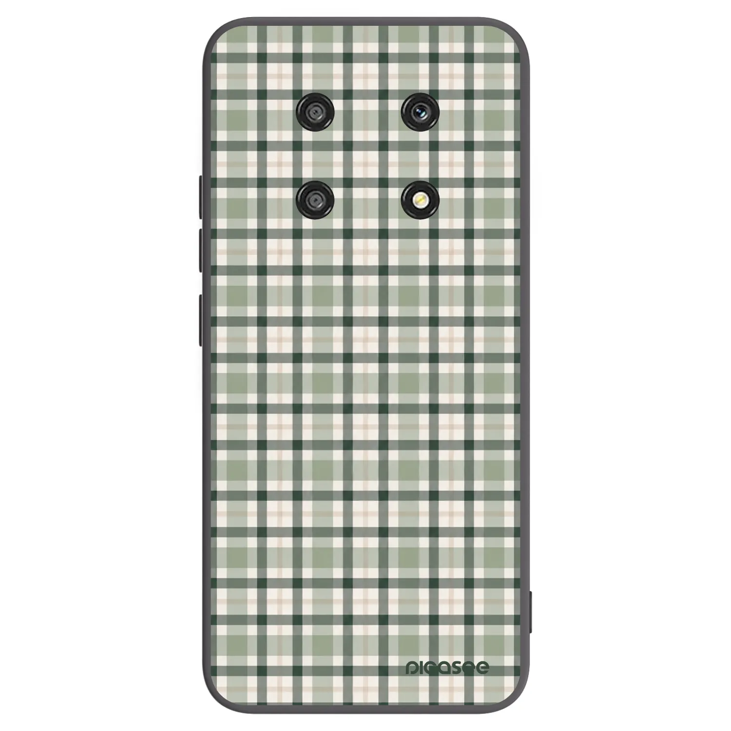 Picasee Honor Magic4 Lite 5G Hülle - Schwarzes Silikon - Sage Tartan