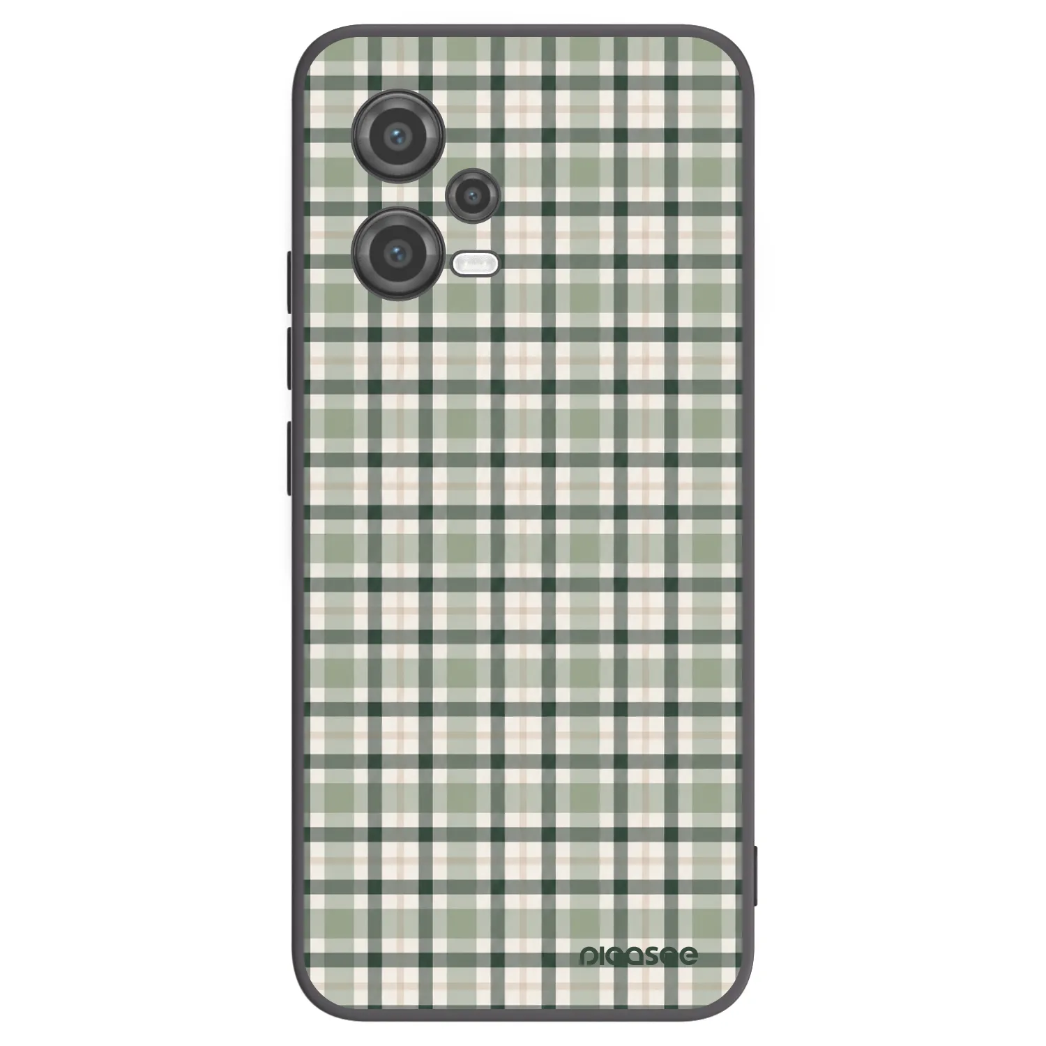 Picasee Xiaomi Poco X5 Hülle - Schwarzes Silikon - Sage Tartan