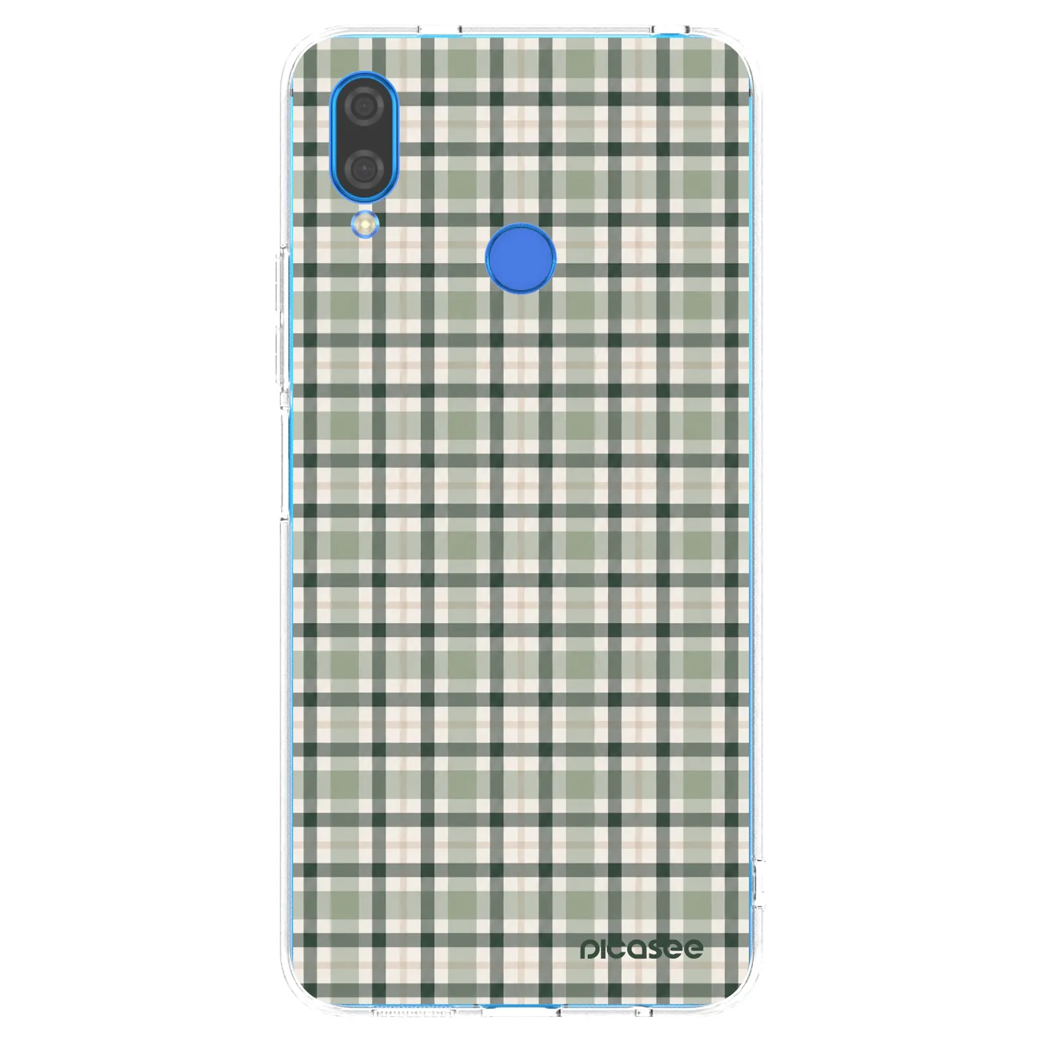 Picasee Huawei Nova 3 Hülle - Transparentes Silikon - Sage Tartan
