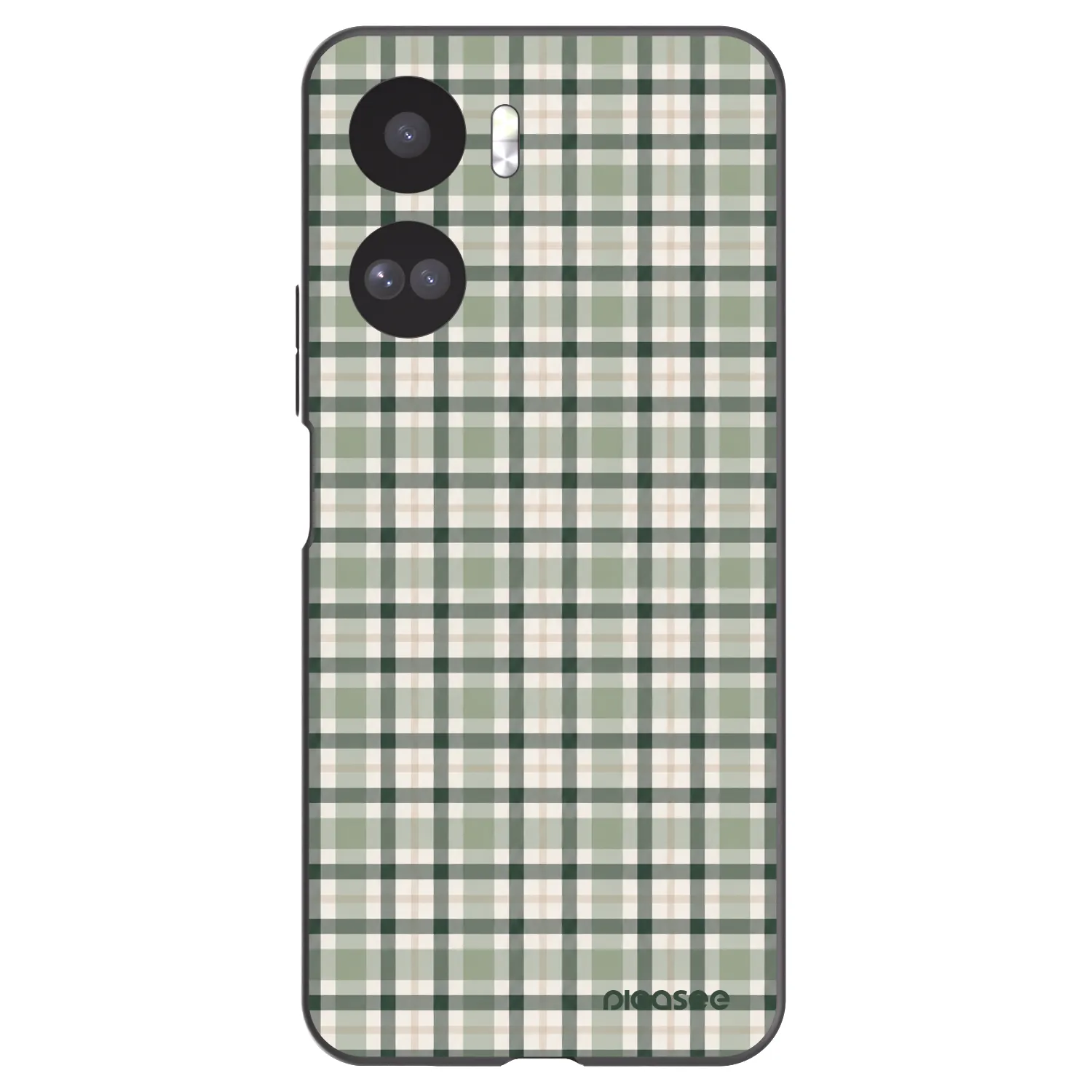 Picasee Honor 90 Lite 5G Hülle - Schwarzes Silikon - Sage Tartan