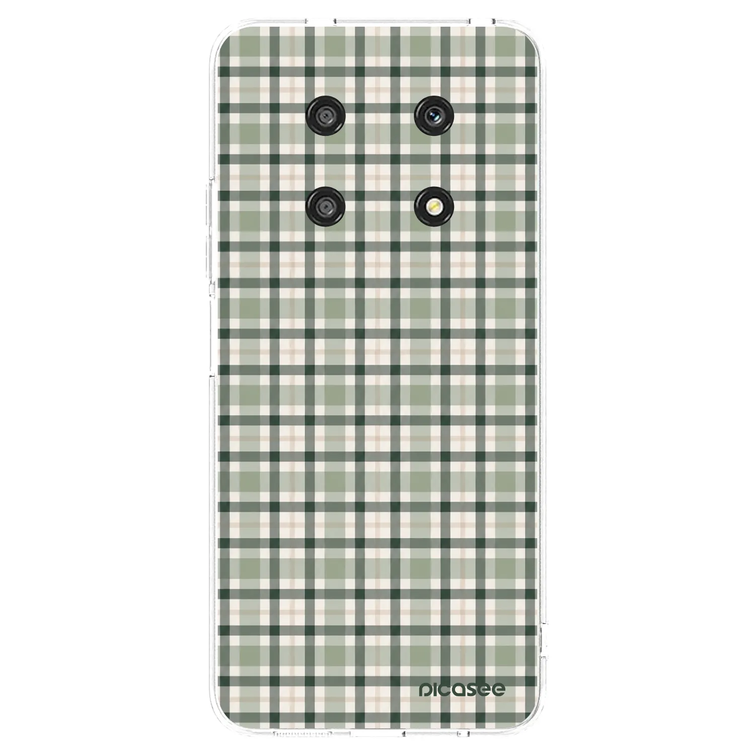 Picasee Honor Magic4 Lite 5G Hülle - Transparentes Silikon - Sage Tartan