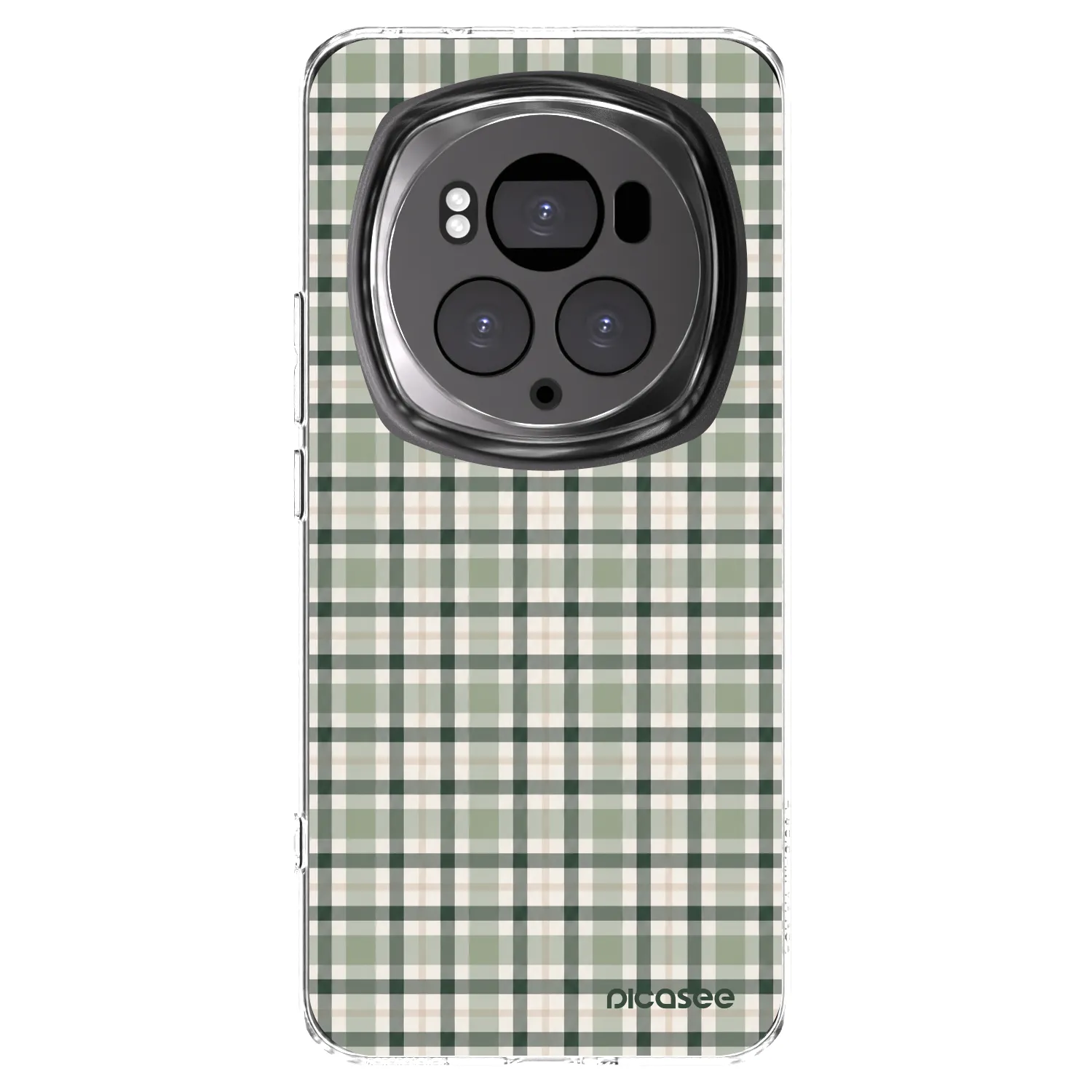 Picasee Honor Magic6 Pro Hülle - Transparentes Silikon - Sage Tartan