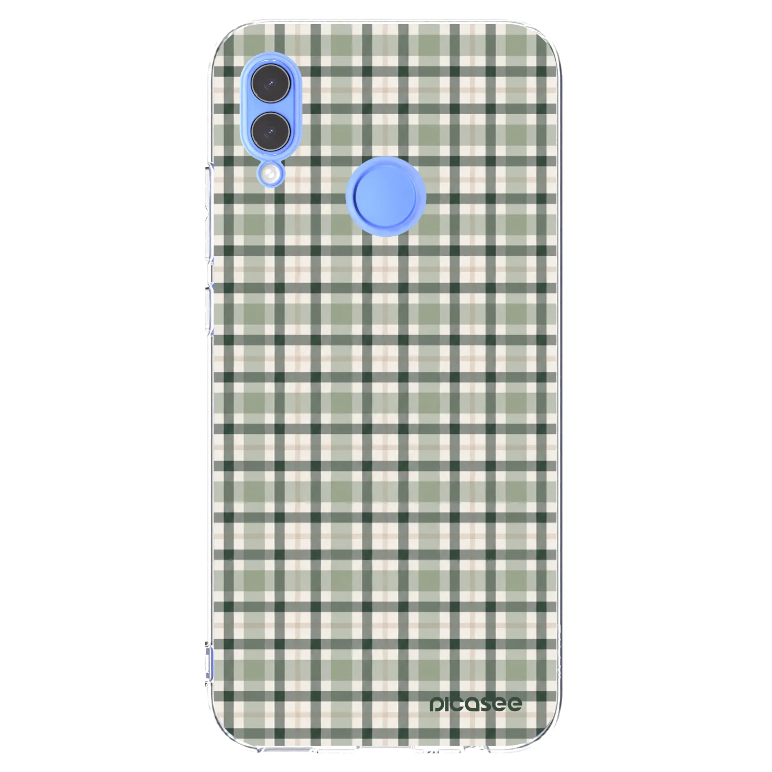 Picasee Honor 10 Lite Hülle - Transparentes Silikon - Sage Tartan