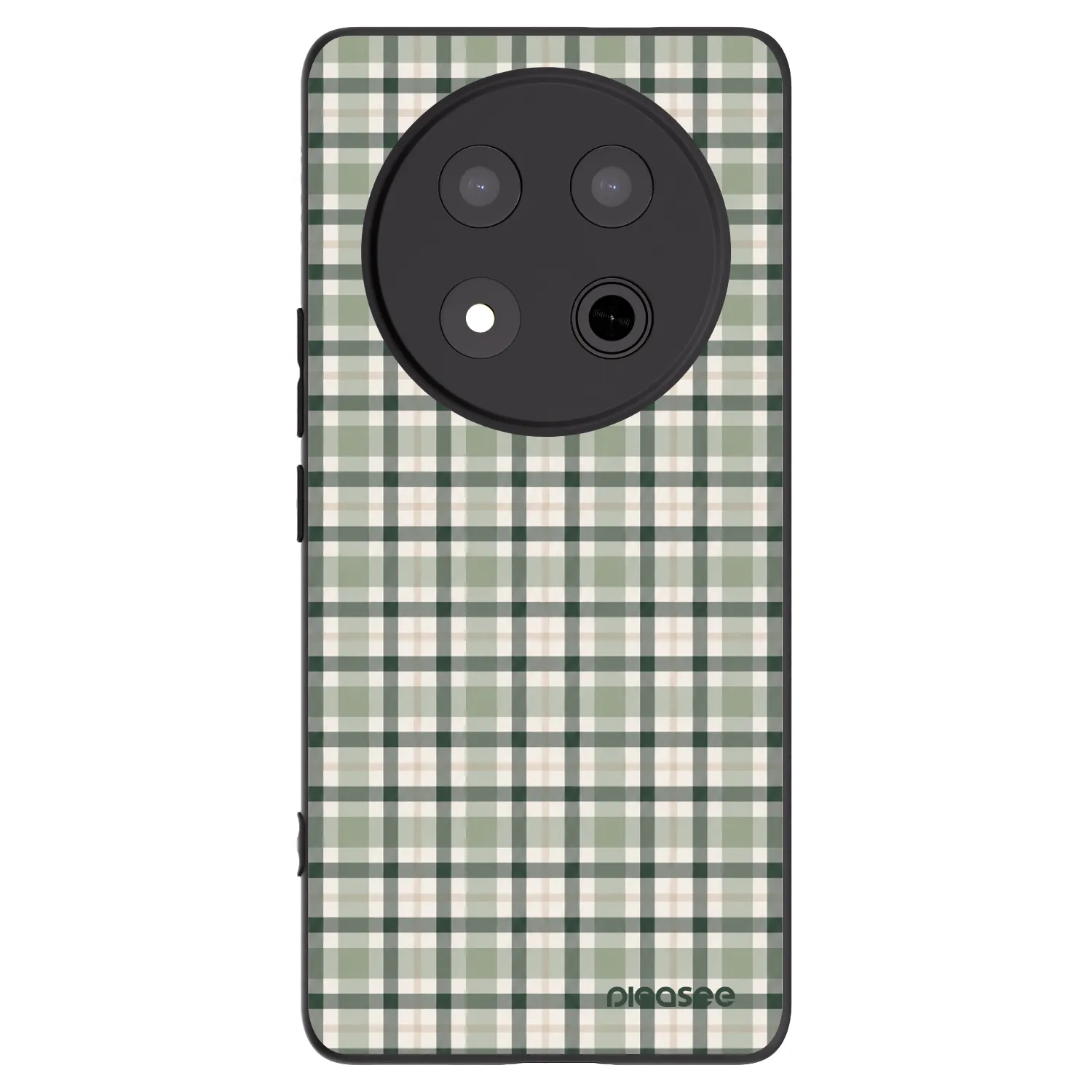 Picasee Honor Magic7 Lite 5G Hülle - Schwarzes Silikon - Sage Tartan