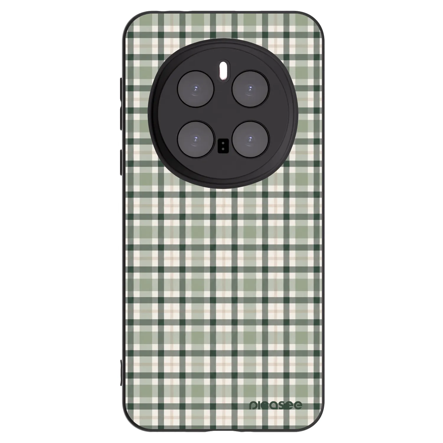 Picasee Honor Magic7 Pro 5G Hülle - Schwarzes Silikon - Sage Tartan