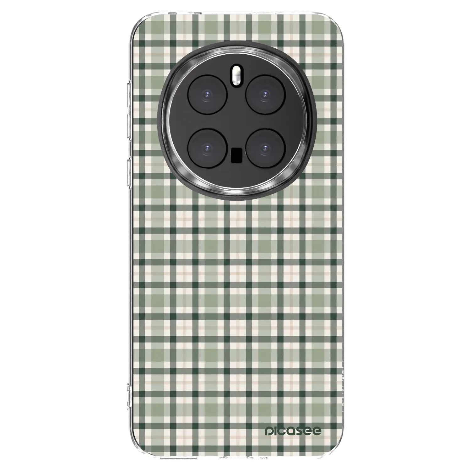 Picasee Honor Magic7 Pro 5G Hülle - Transparentes Silikon - Sage Tartan