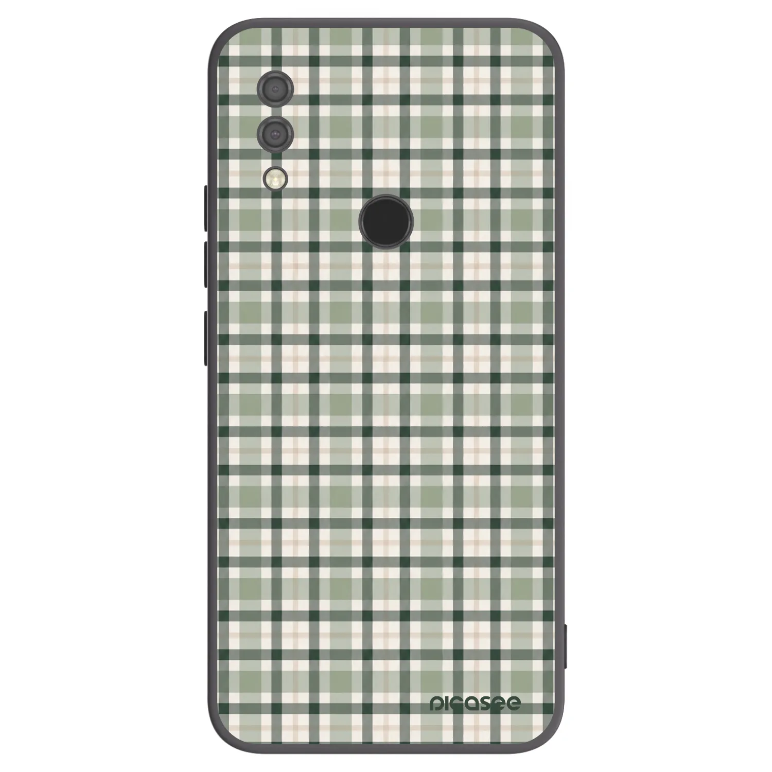 Picasee Xiaomi Redmi 7 Hülle - Schwarzes Silikon - Sage Tartan