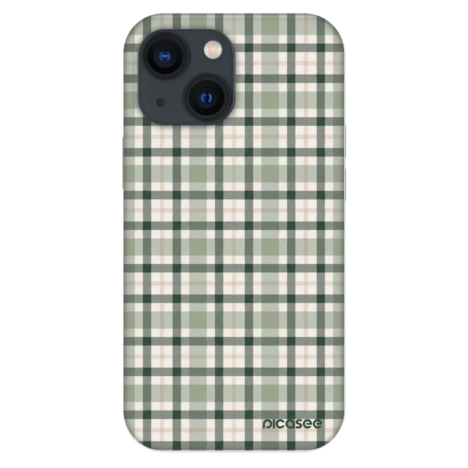 Picasee Fashion Case für Apple iPhone 13 mini - Sage Tartan