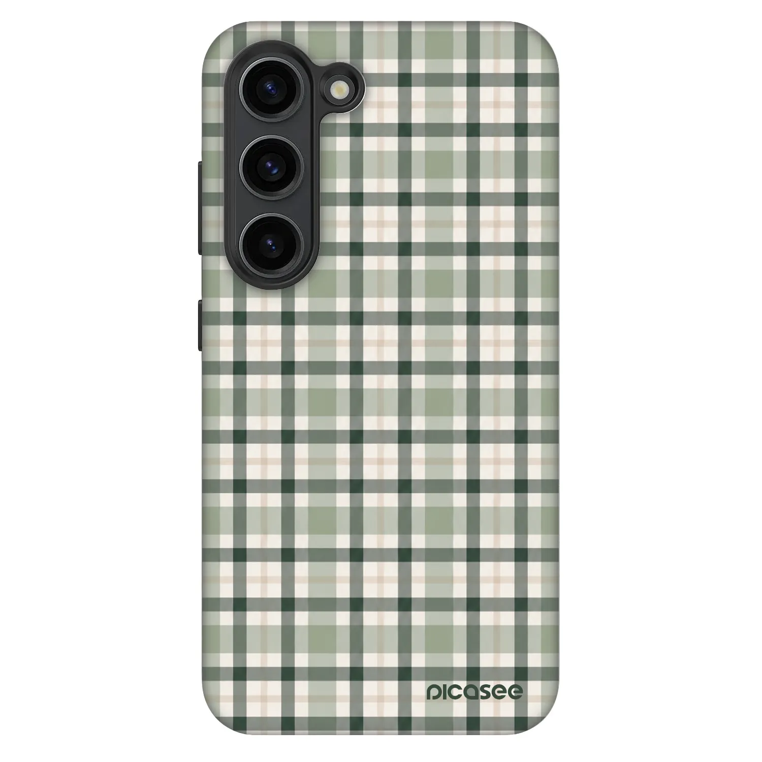 Picasee Fashion Case für Samsung Galaxy S23+ 5G - Sage Tartan