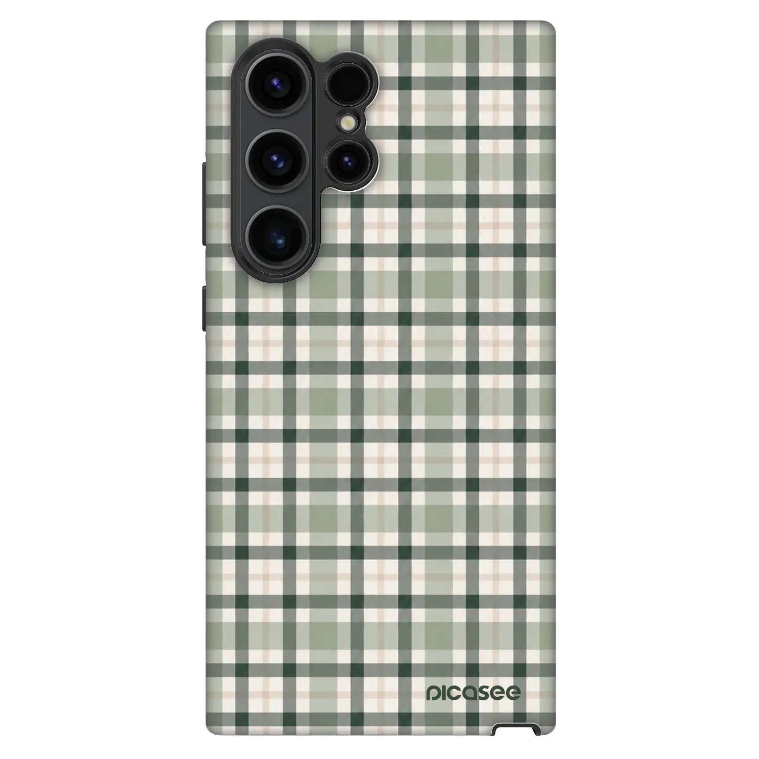 Picasee Fashion Case für Samsung Galaxy S22 Ultra 5G - Sage Tartan