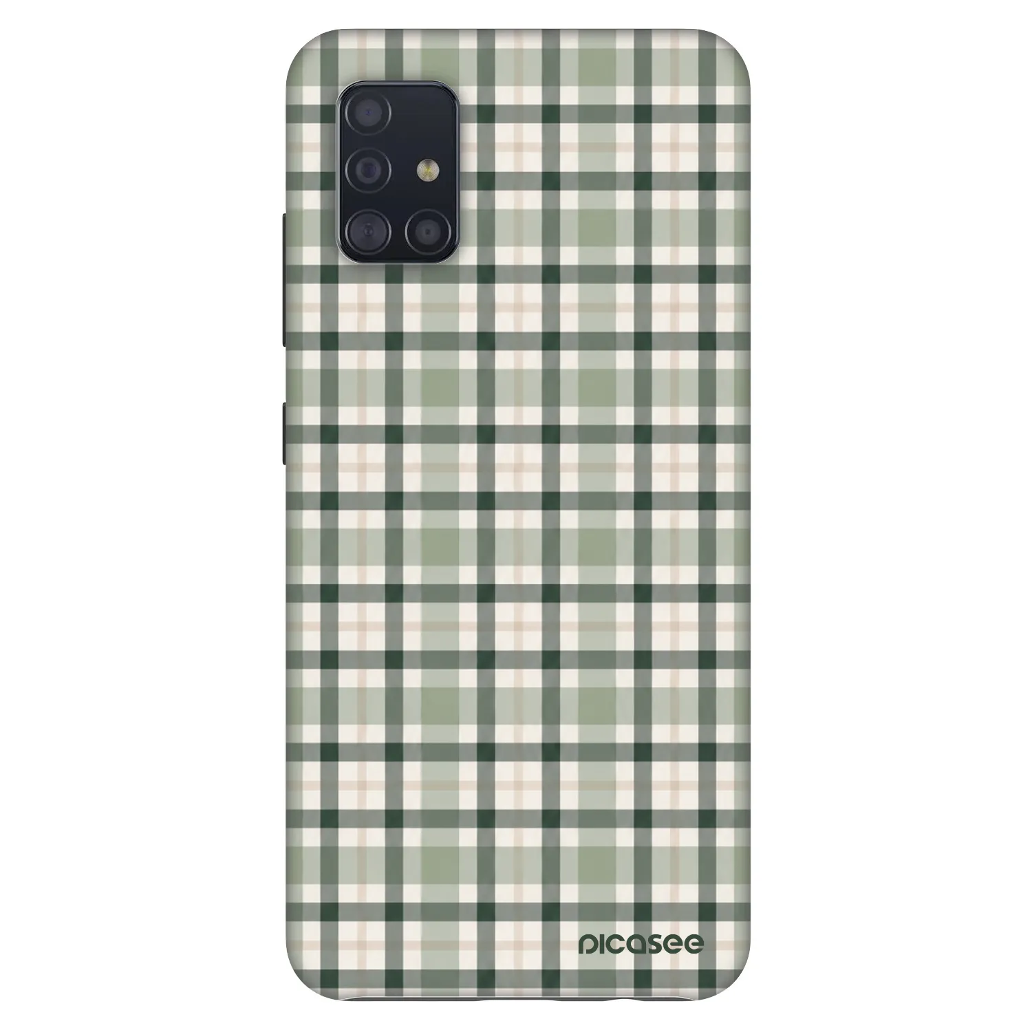 Picasee Fashion Case für Samsung Galaxy A51 A515F - Sage Tartan