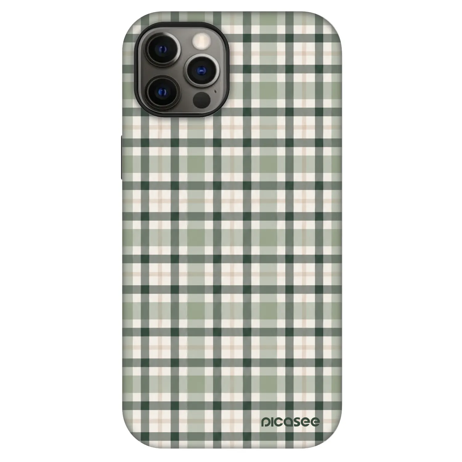 Picasee Fashion Case MagSafe für Apple iPhone 12 - Sage Tartan