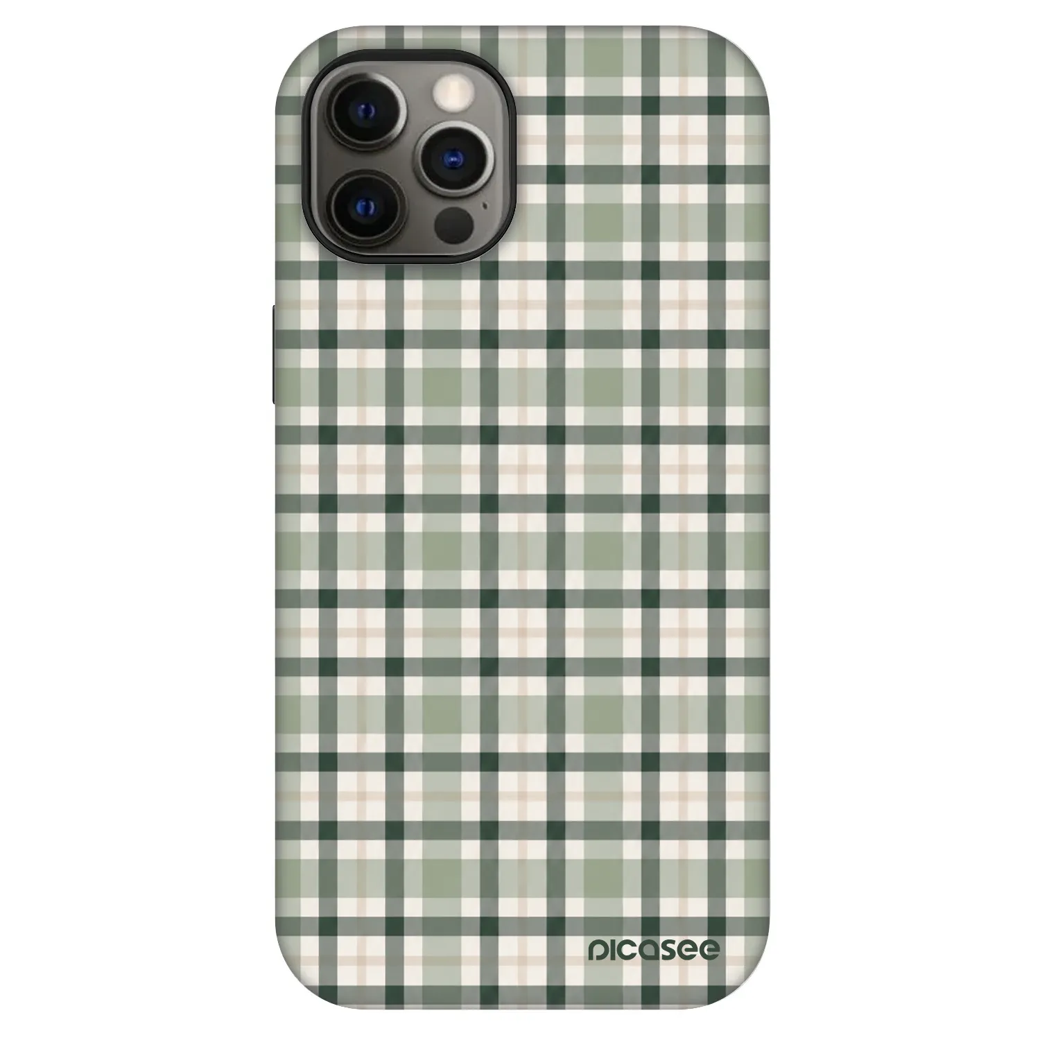 Picasee Fashion Case MagSafe für Apple iPhone 12 Pro - Sage Tartan