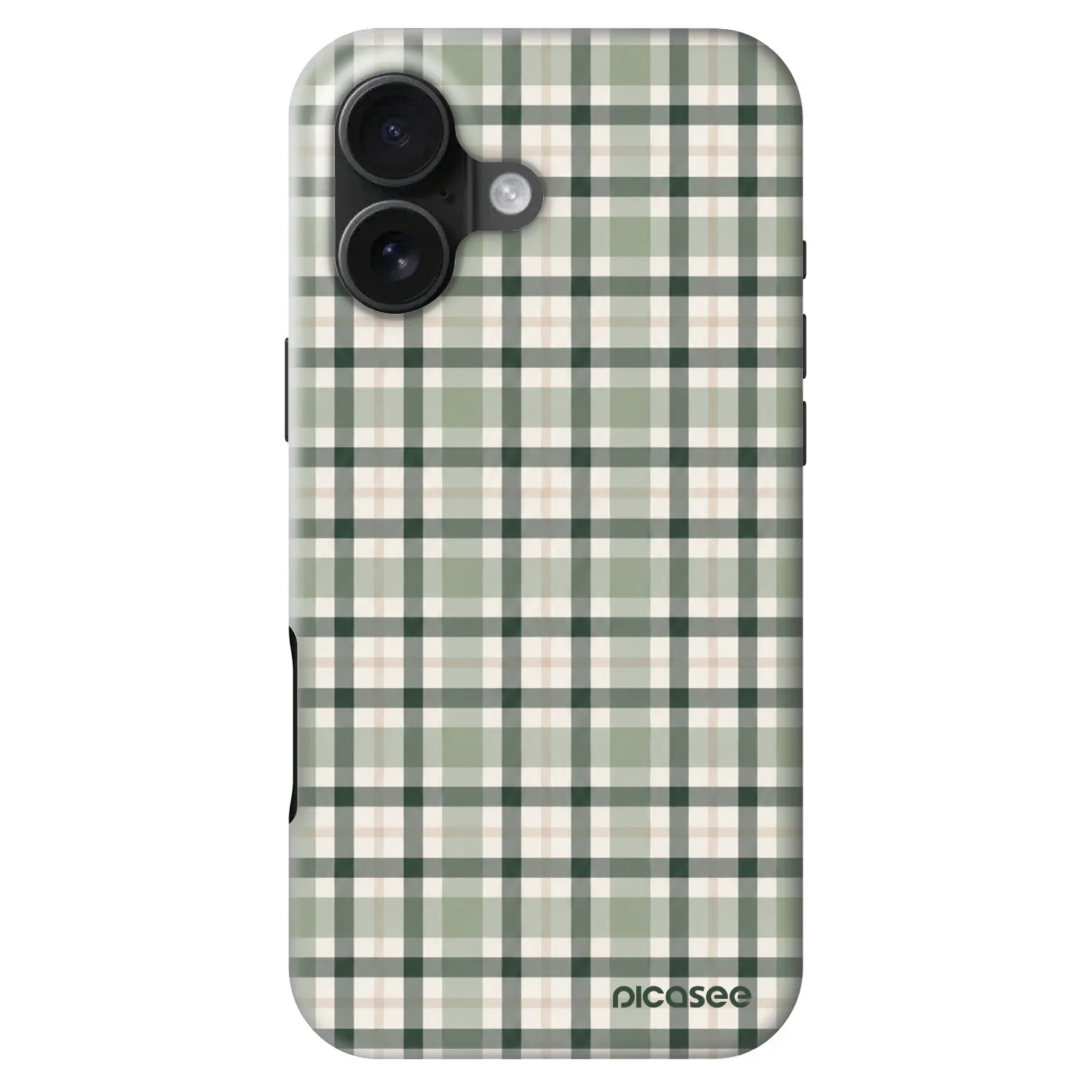 Picasee Fashion Case MagSafe für Apple iPhone 16 - Sage Tartan