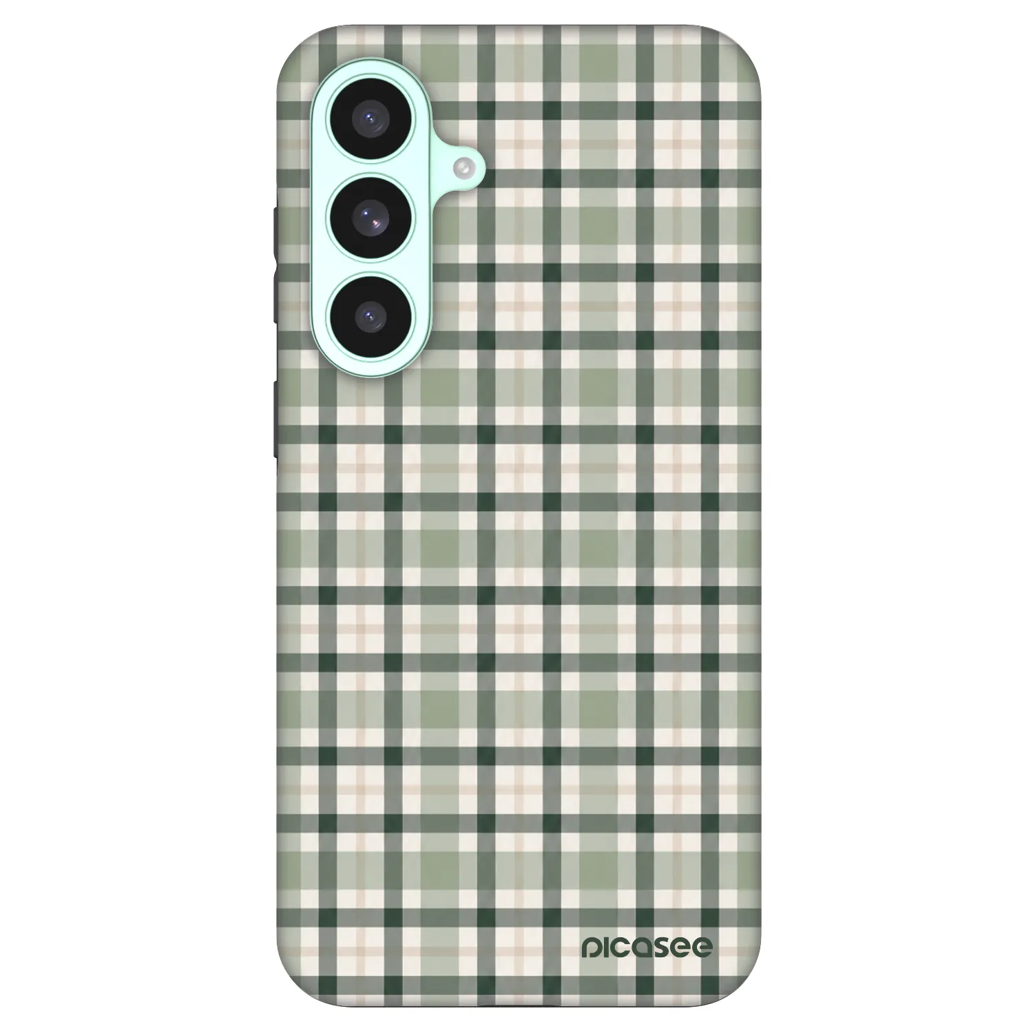 Picasee Fashion Case PowerShare pro Samsung Galaxy S26 FE - Sage Tartan