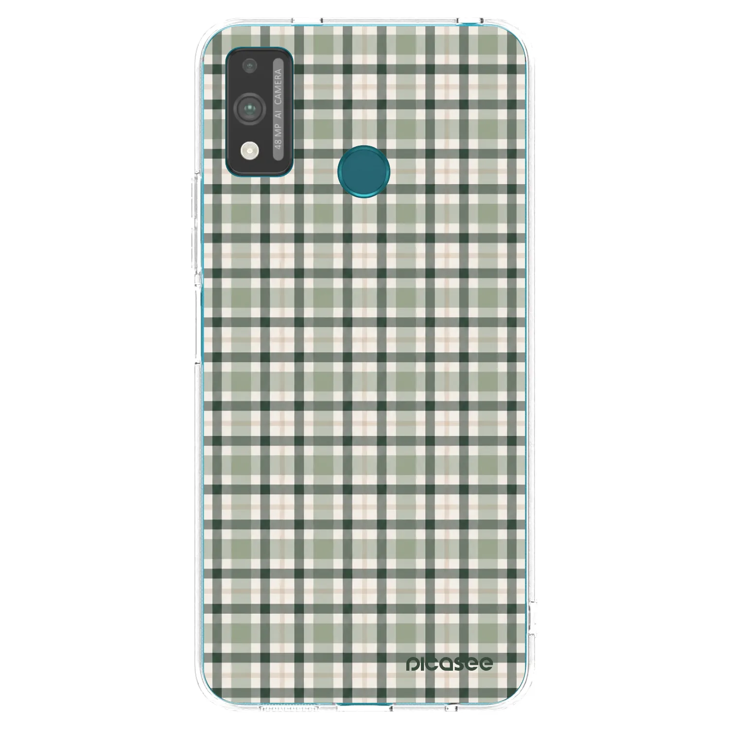 Picasee Honor 9X Lite Hülle - Transparentes Silikon - Sage Tartan