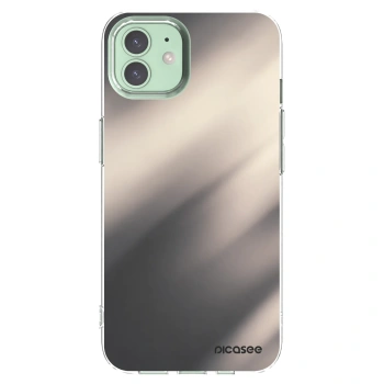 Picasee Apple iPhone 12 Hülle - Transparentes Silikon - Smoky Beige