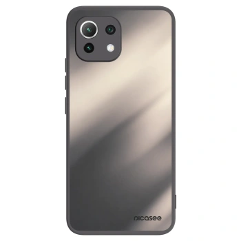 Picasee Xiaomi 11 Lite 5G NE Hülle - Schwarzes Silikon - Smoky Beige