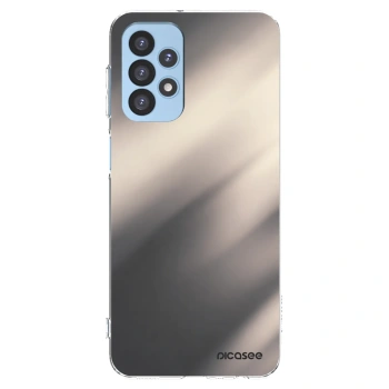Picasee Samsung Galaxy A23 A235F 4G Hülle - Transparentes Silikon - Smoky Beige