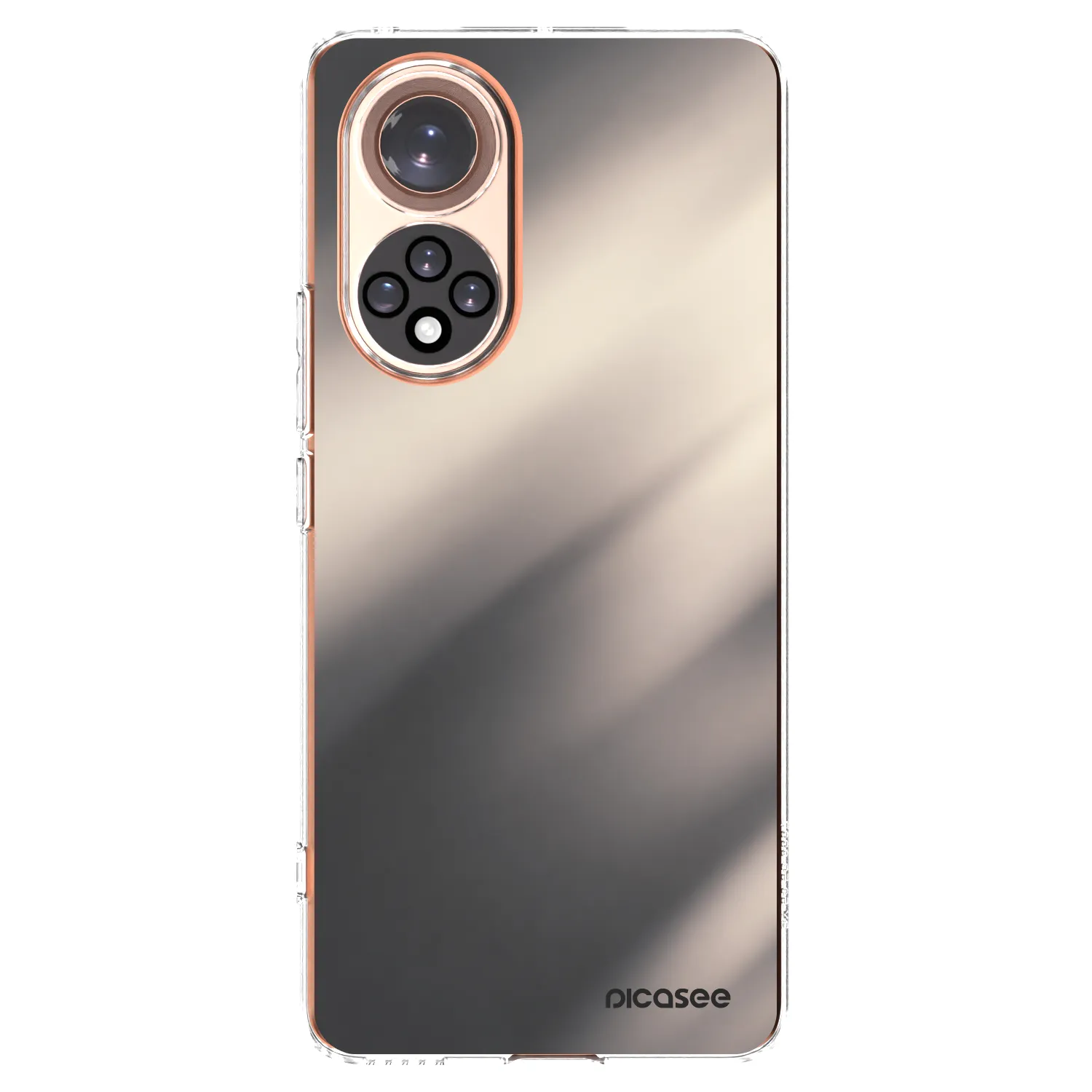 Picasee Huawei Nova 9 Hülle - Transparentes Silikon - Smoky Beige