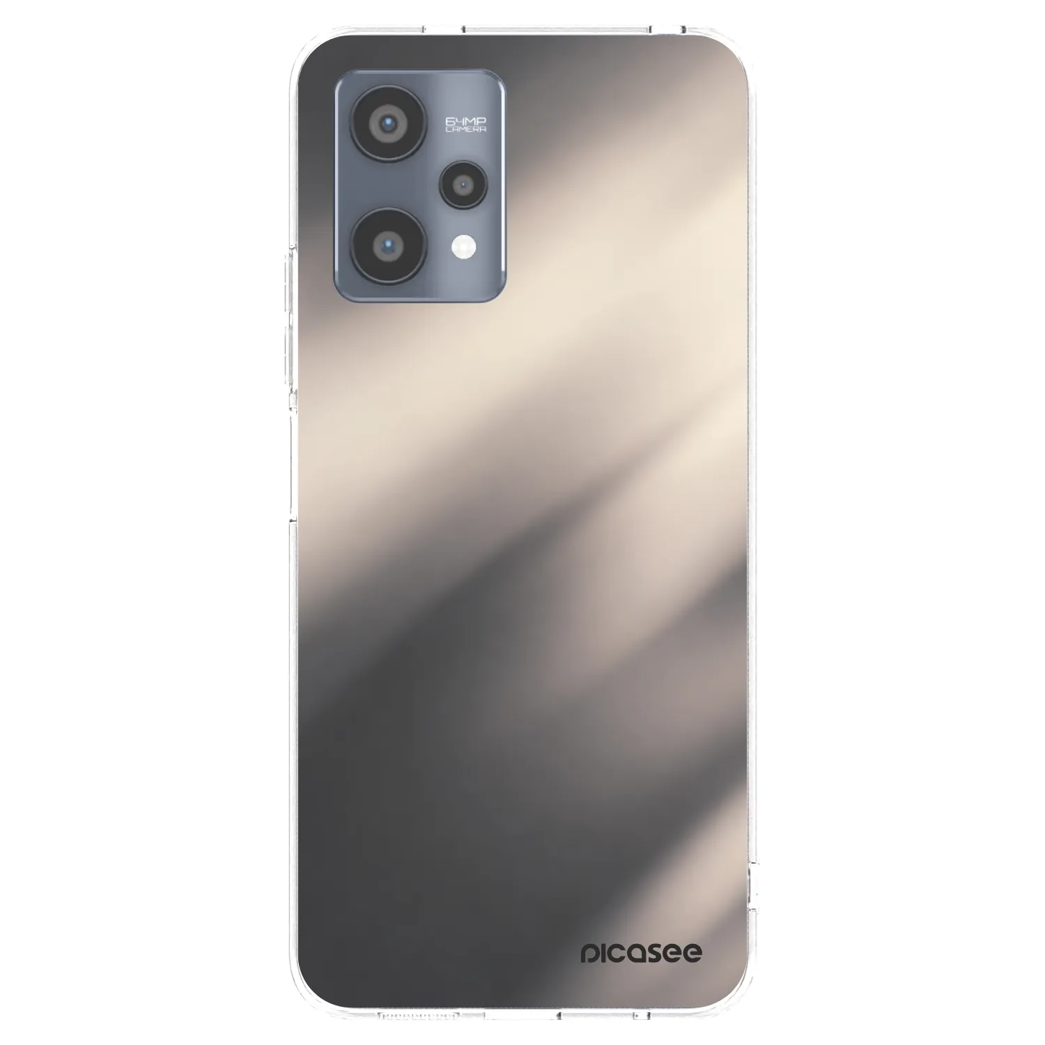 Picasee Realme 9 Pro 5G Hülle - Transparentes Silikon - Smoky Beige