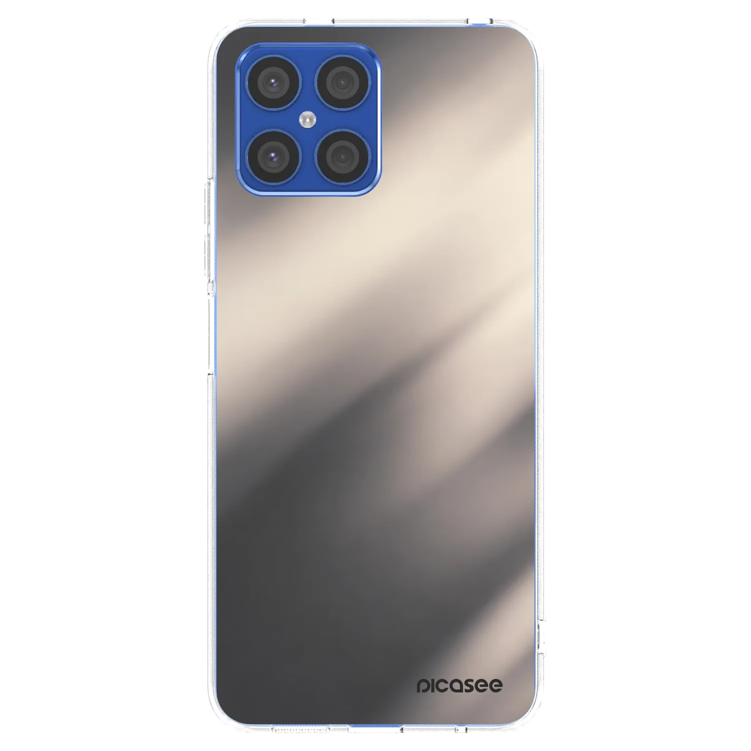 Picasee Honor X8 4G Hülle - Transparentes Silikon - Smoky Beige