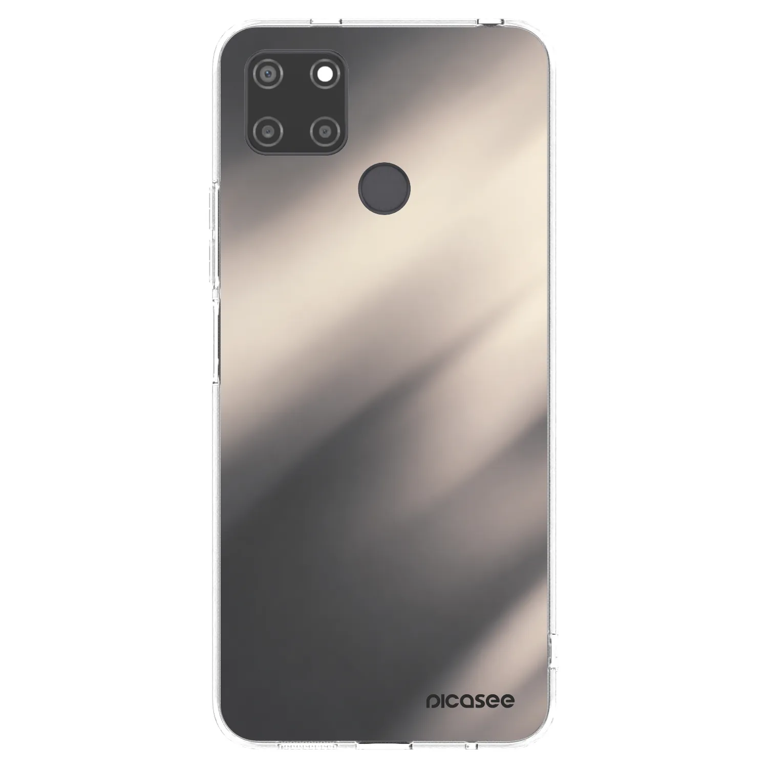 Picasee Realme C21Y Hülle - Transparentes Silikon - Smoky Beige