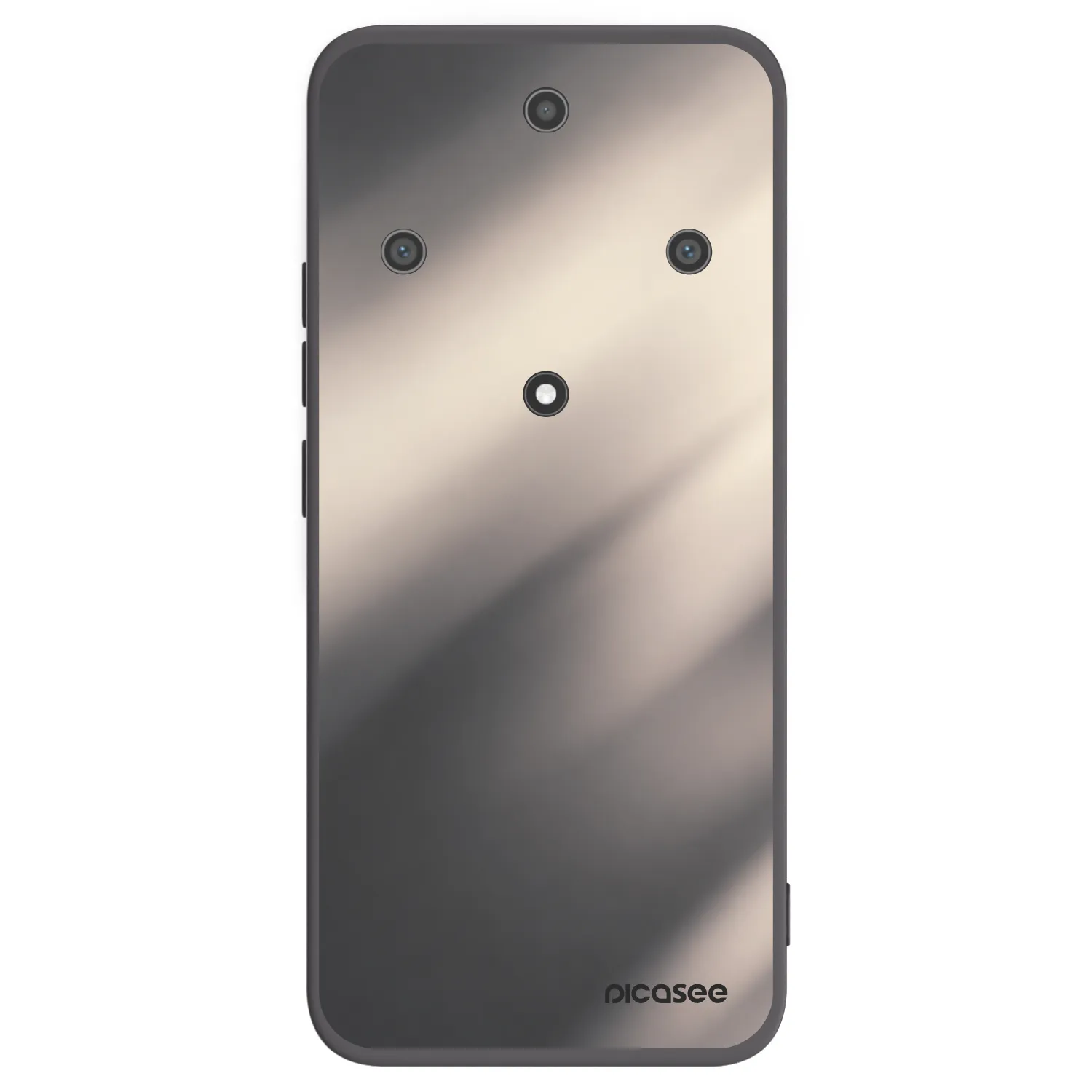 Picasee Honor Magic5 Lite 5G Hülle - Schwarzes Silikon - Smoky Beige