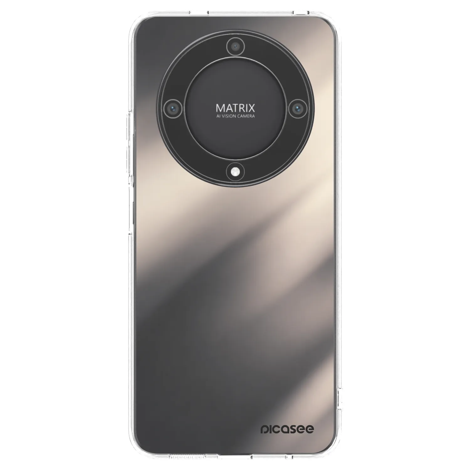 Picasee Honor Magic5 Lite 5G Hülle - Transparentes Silikon - Smoky Beige