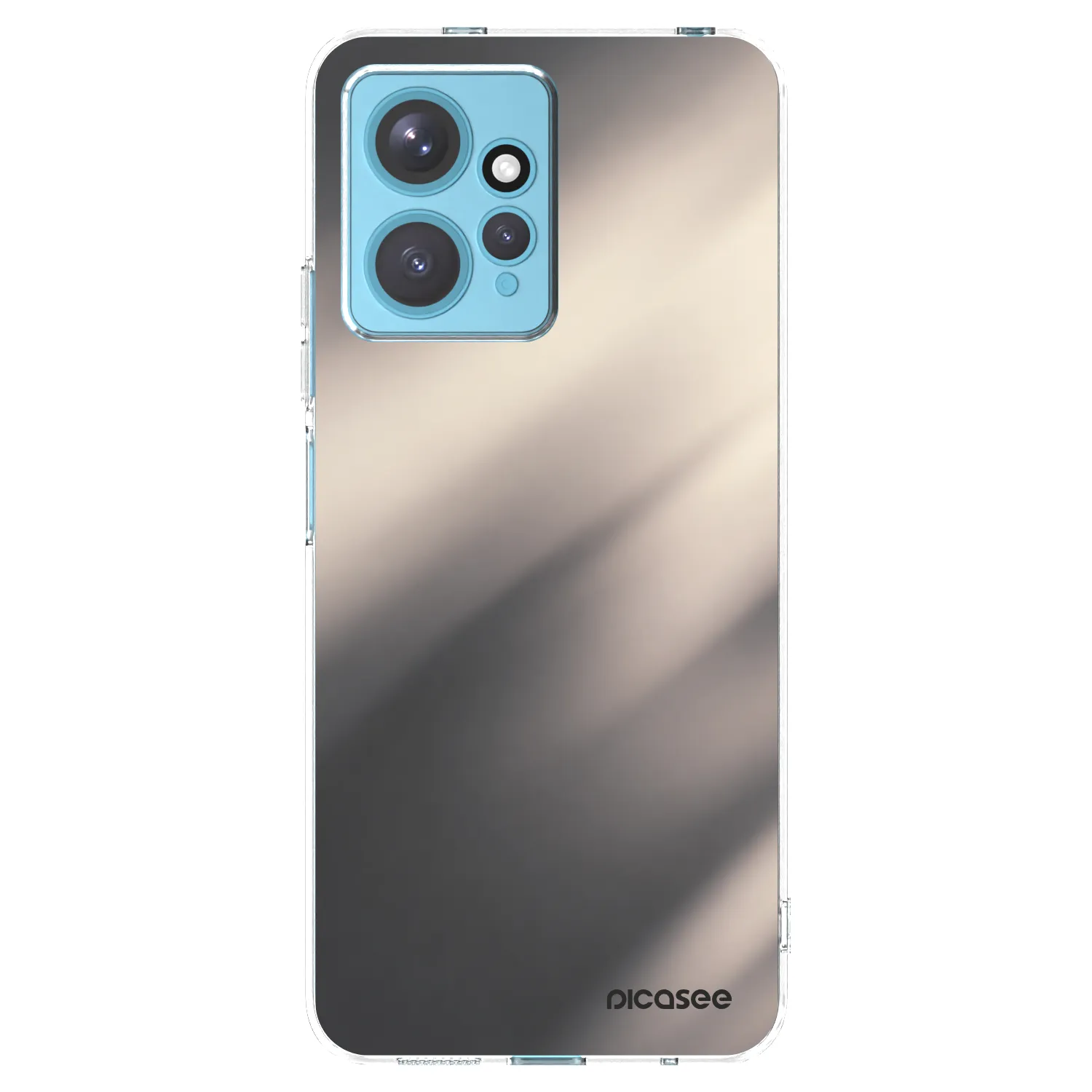 Picasee Xiaomi Redmi Note 12 4G Hülle - Transparentes Silikon - Smoky Beige
