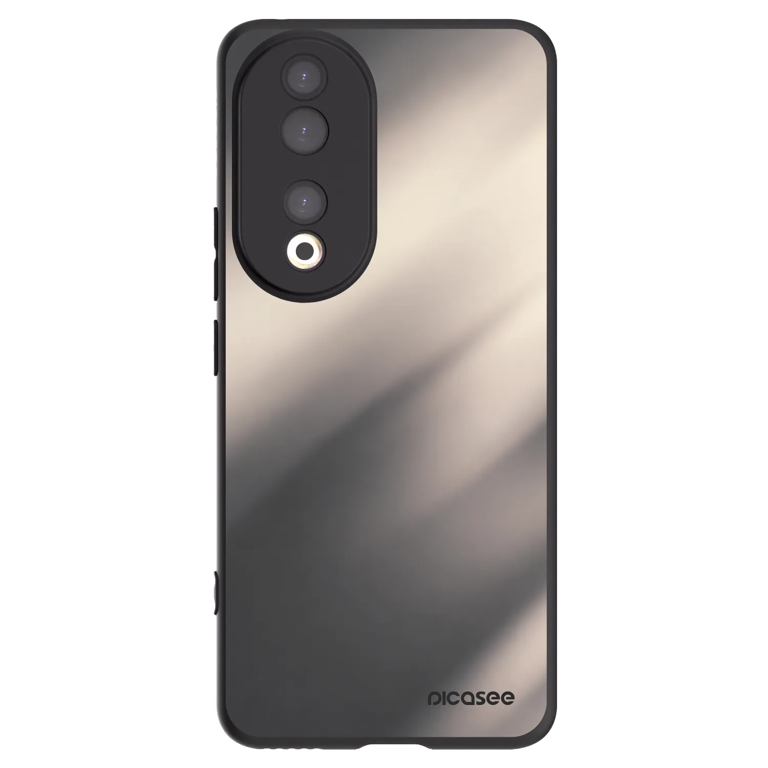 Picasee Honor 90 5G Hülle - Schwarzes Silikon - Smoky Beige