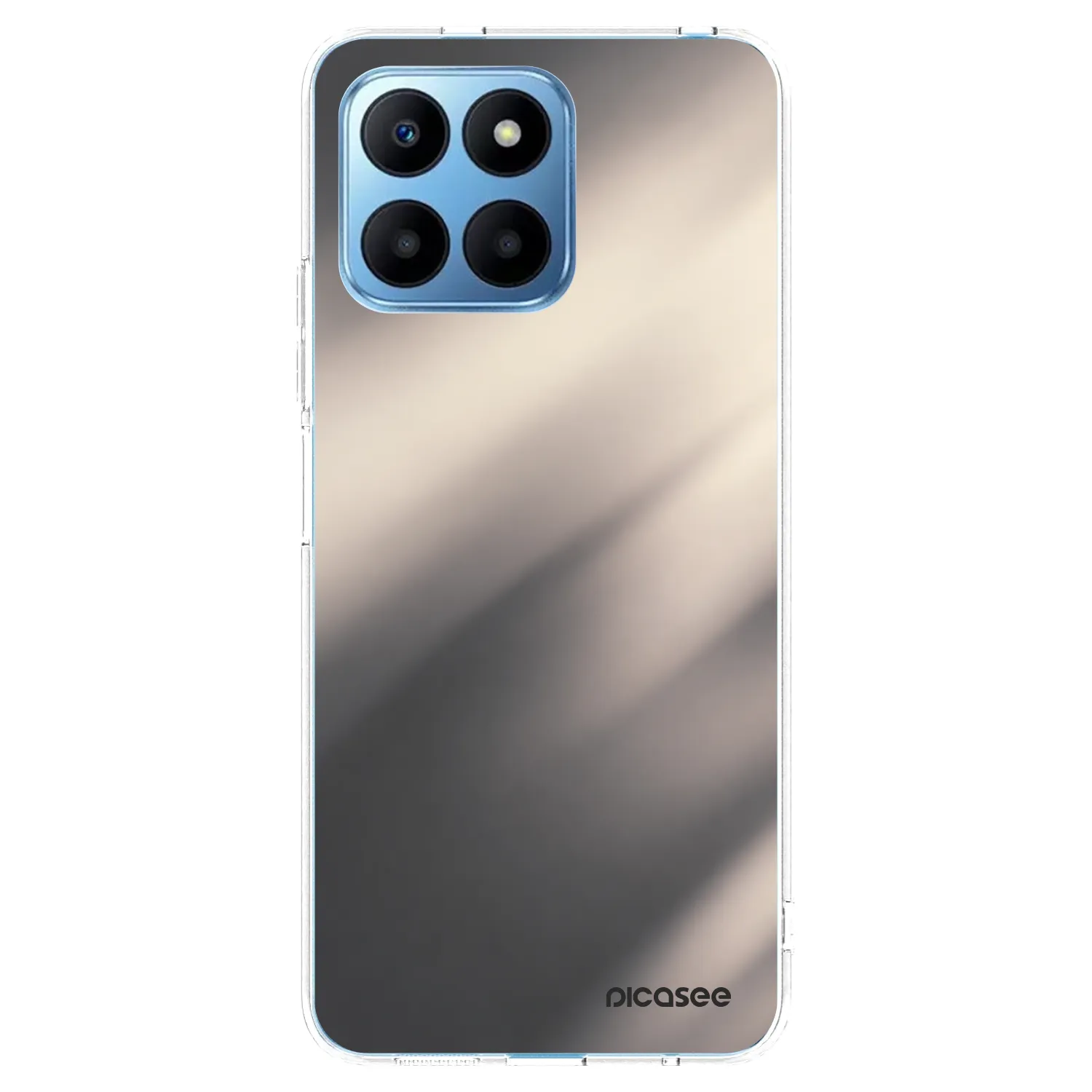 Picasee Honor 70 Lite Hülle - Transparentes Silikon - Smoky Beige