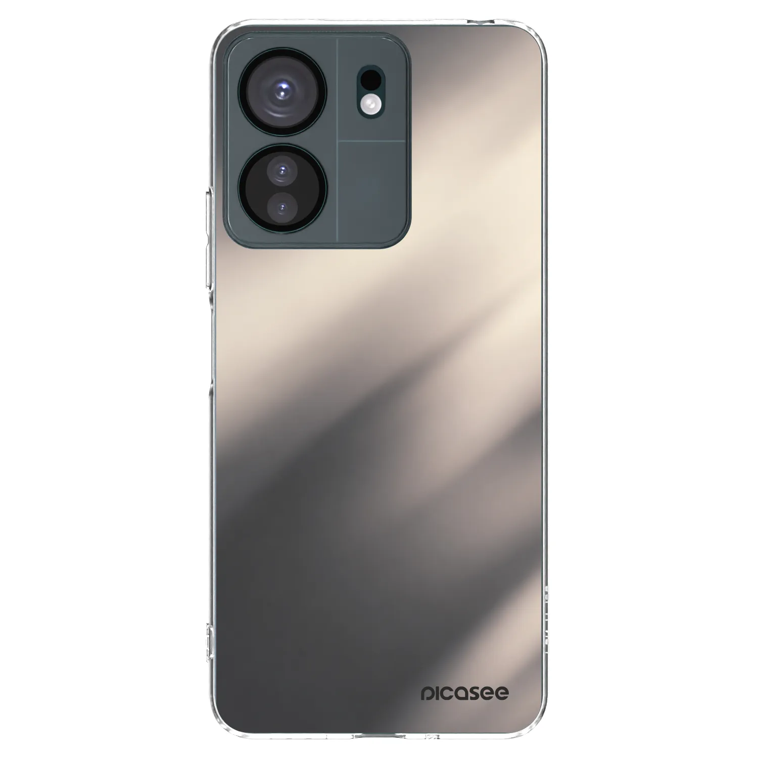 Picasee Xiaomi Redmi 13C 4G Hülle - Transparentes Silikon - Smoky Beige