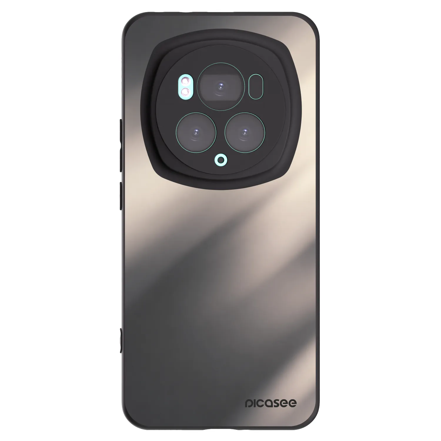 Picasee Honor Magic6 Pro Hülle - Schwarzes Silikon - Smoky Beige