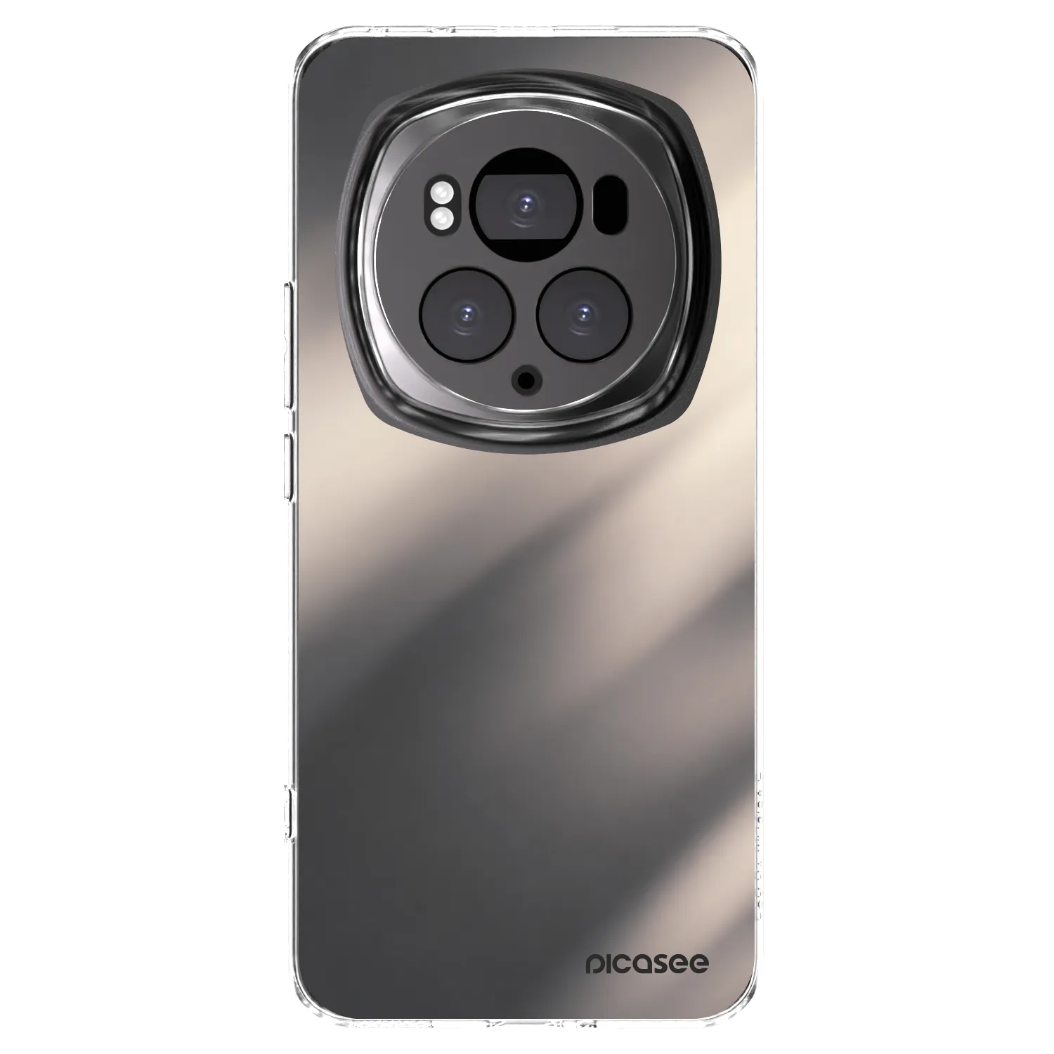 Picasee Honor Magic6 Pro Hülle - Transparentes Silikon - Smoky Beige