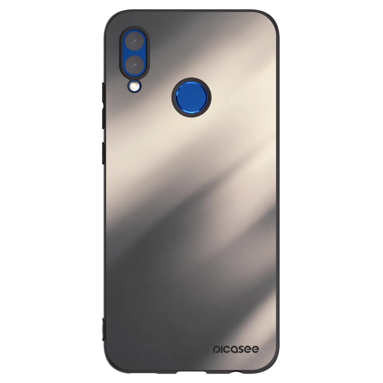 Picasee Huawei P Smart 2019 Hülle - Schwarzes Silikon - Smoky Beige