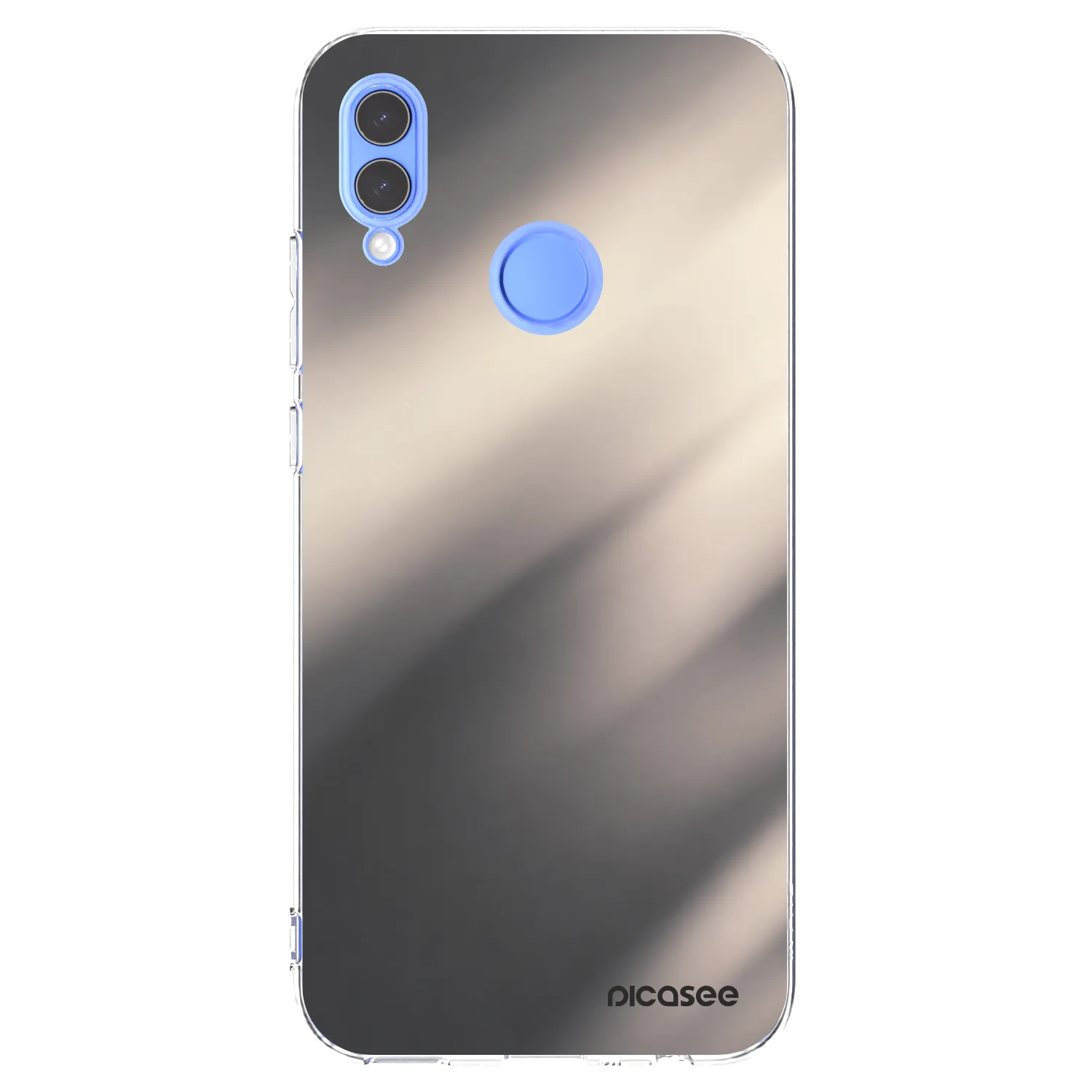 Picasee Huawei P Smart 2019 Hülle - Transparentes Silikon - Smoky Beige