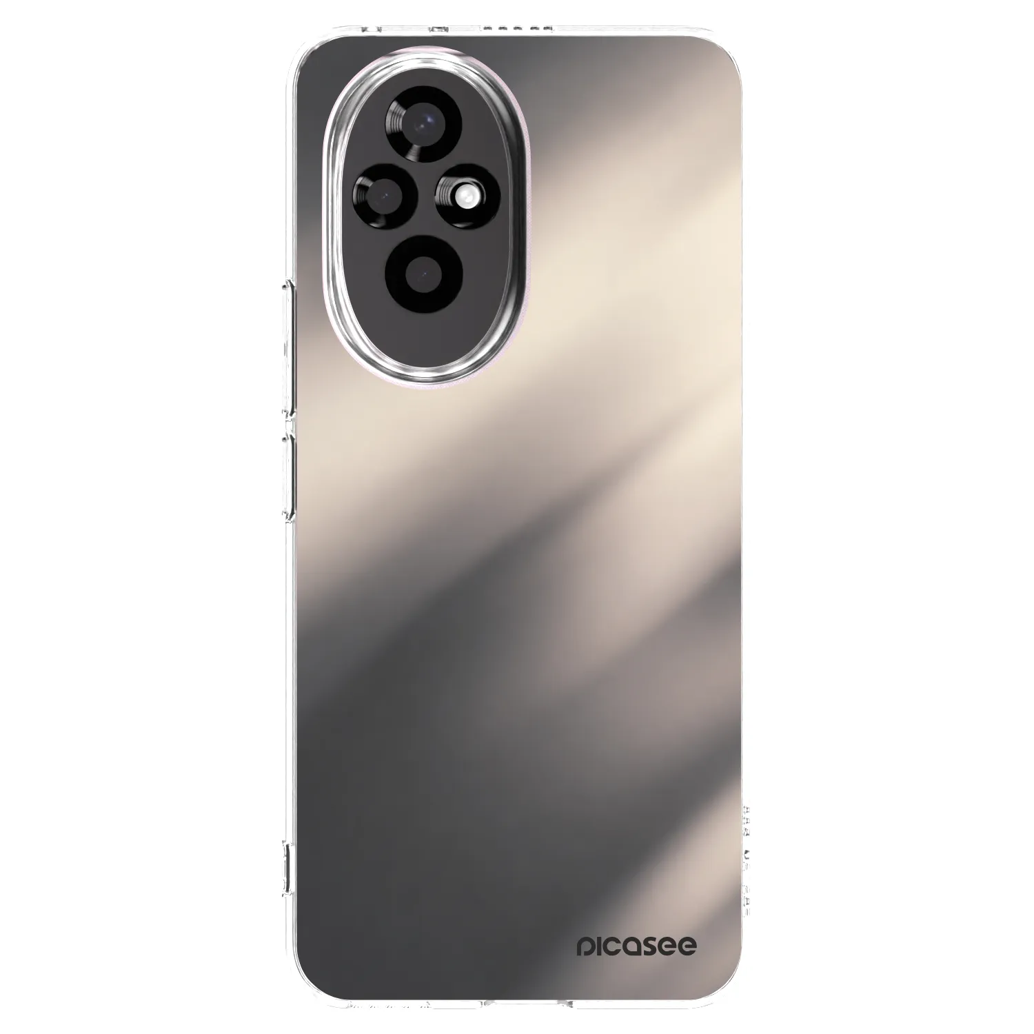 Picasee Honor 200 Pro 5G Hülle - Transparentes Silikon - Smoky Beige