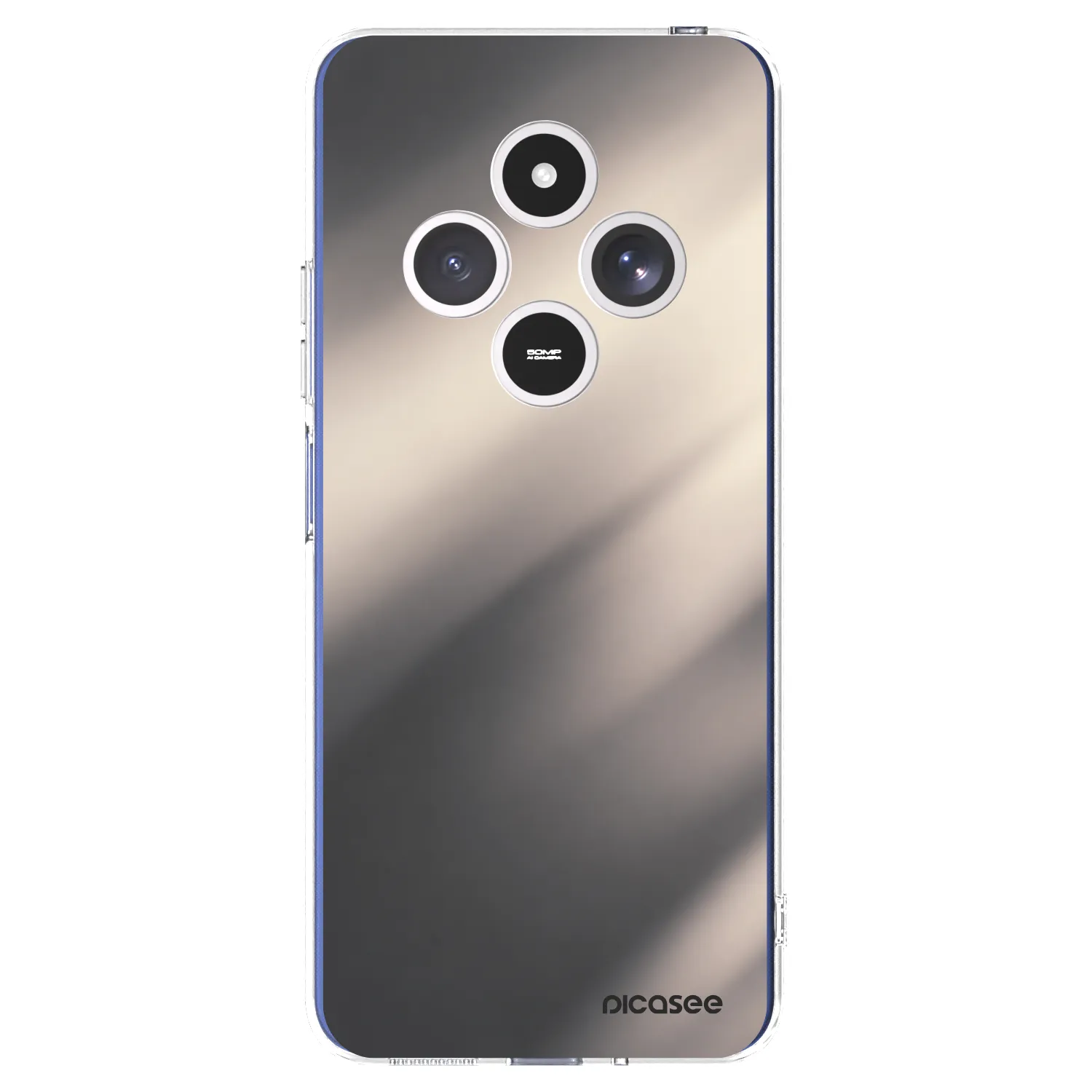 Picasee Xiaomi Redmi 14C Hülle - Transparentes Silikon - Smoky Beige