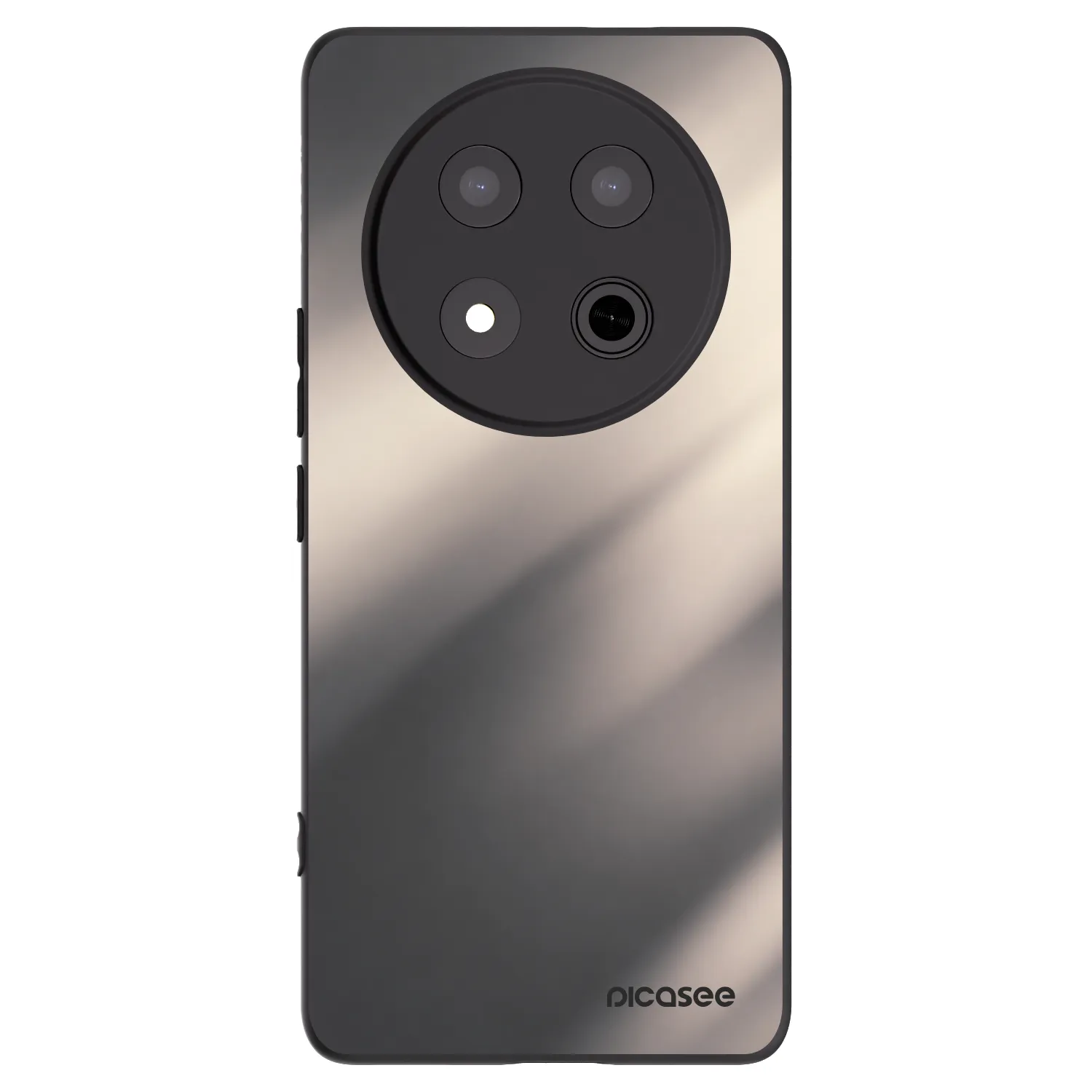Picasee Honor Magic7 Lite 5G Hülle - Schwarzes Silikon - Smoky Beige