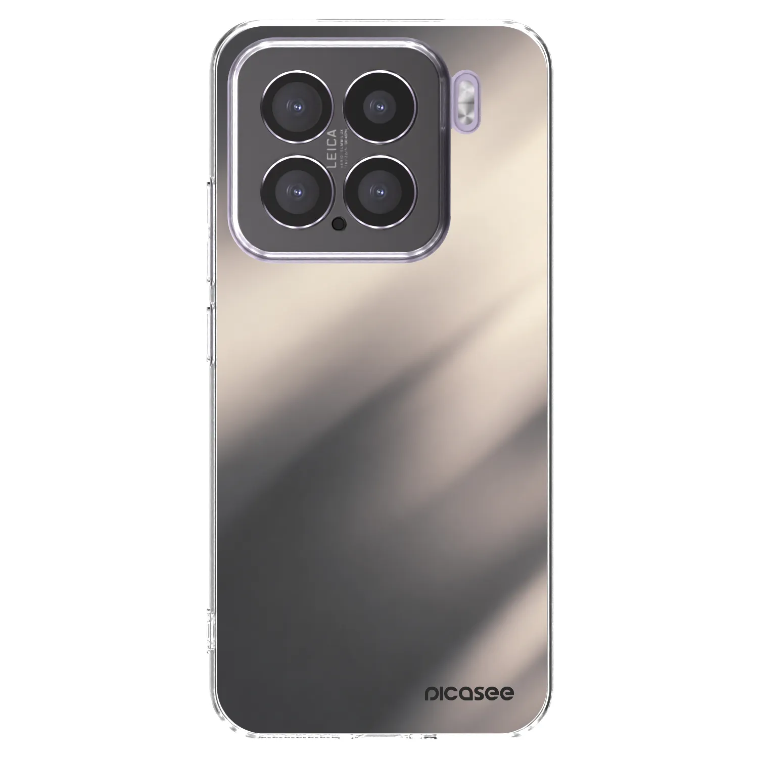 Picasee Xiaomi 15 Hülle - Transparentes Silikon - Smoky Beige