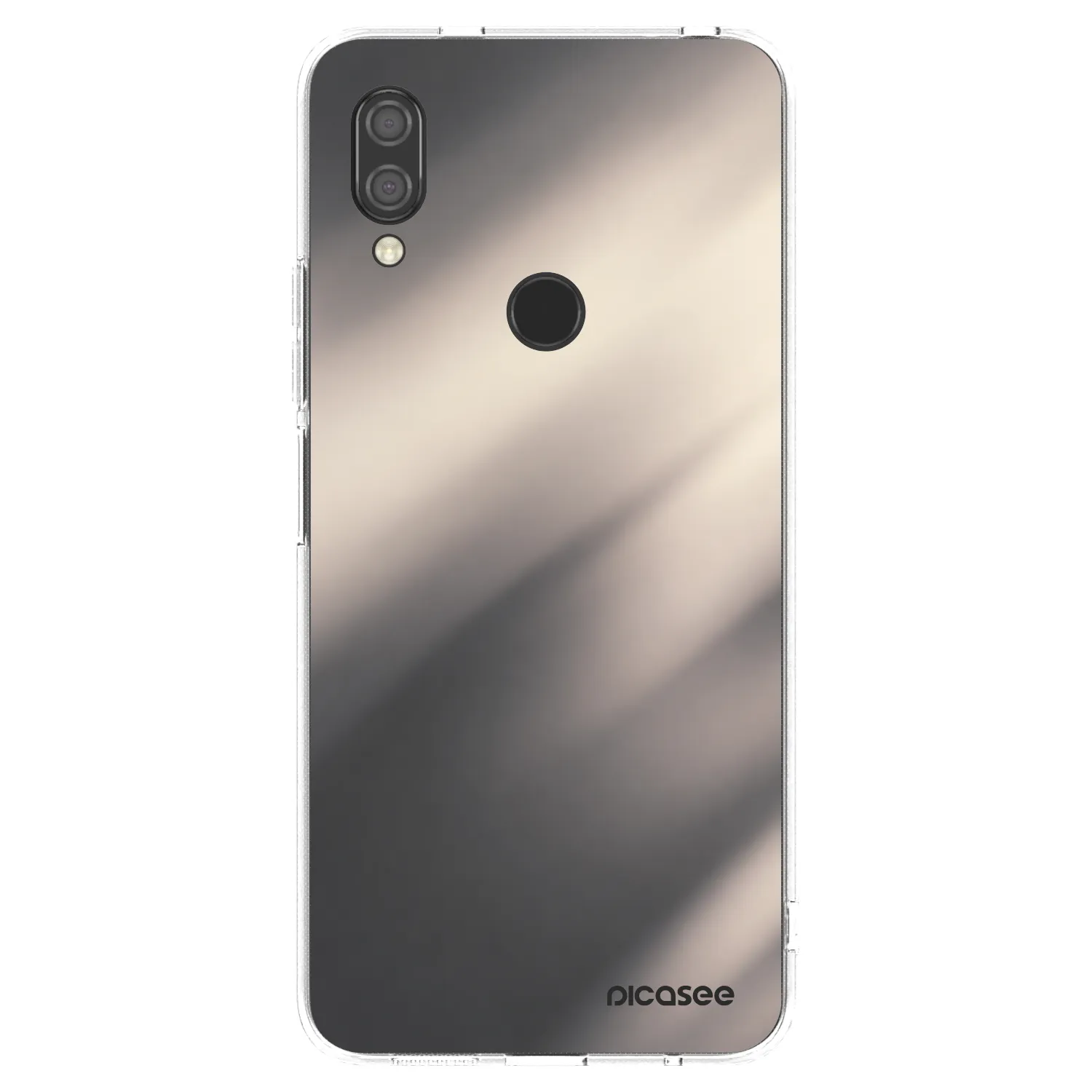 Picasee Xiaomi Redmi 7 Hülle - Transparentes Silikon - Smoky Beige