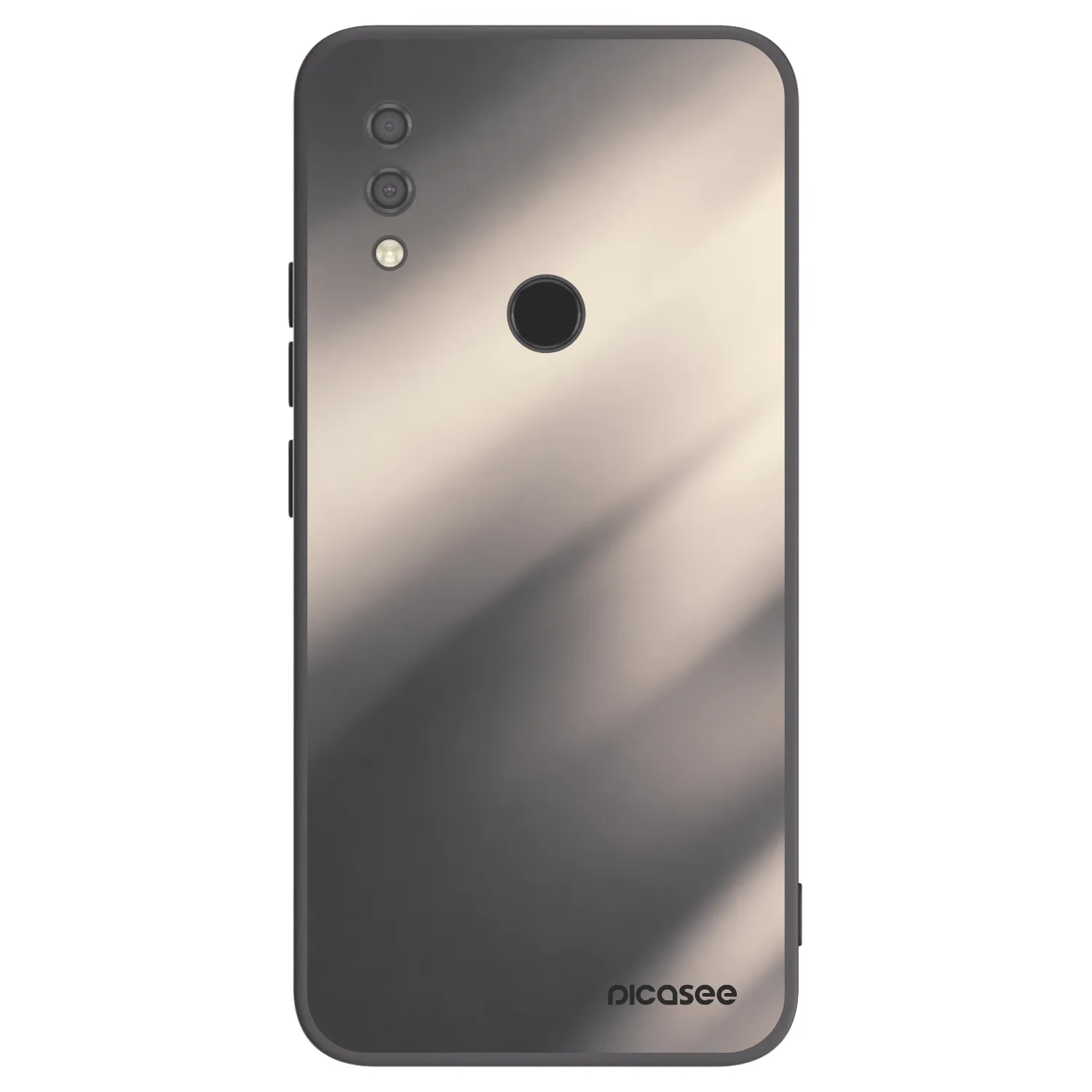 Picasee Xiaomi Redmi 7 Hülle - Schwarzes Silikon - Smoky Beige