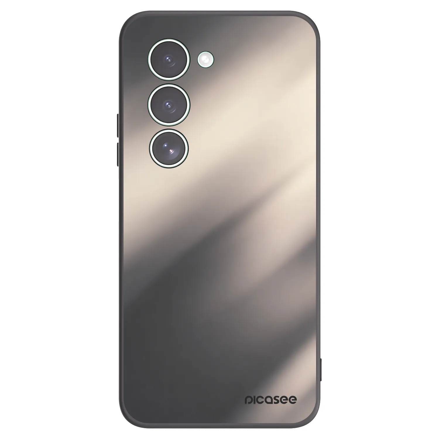 Picasee Xiaomi Redmi 15 5G Hülle - Schwarzes Silikon - Smoky Beige