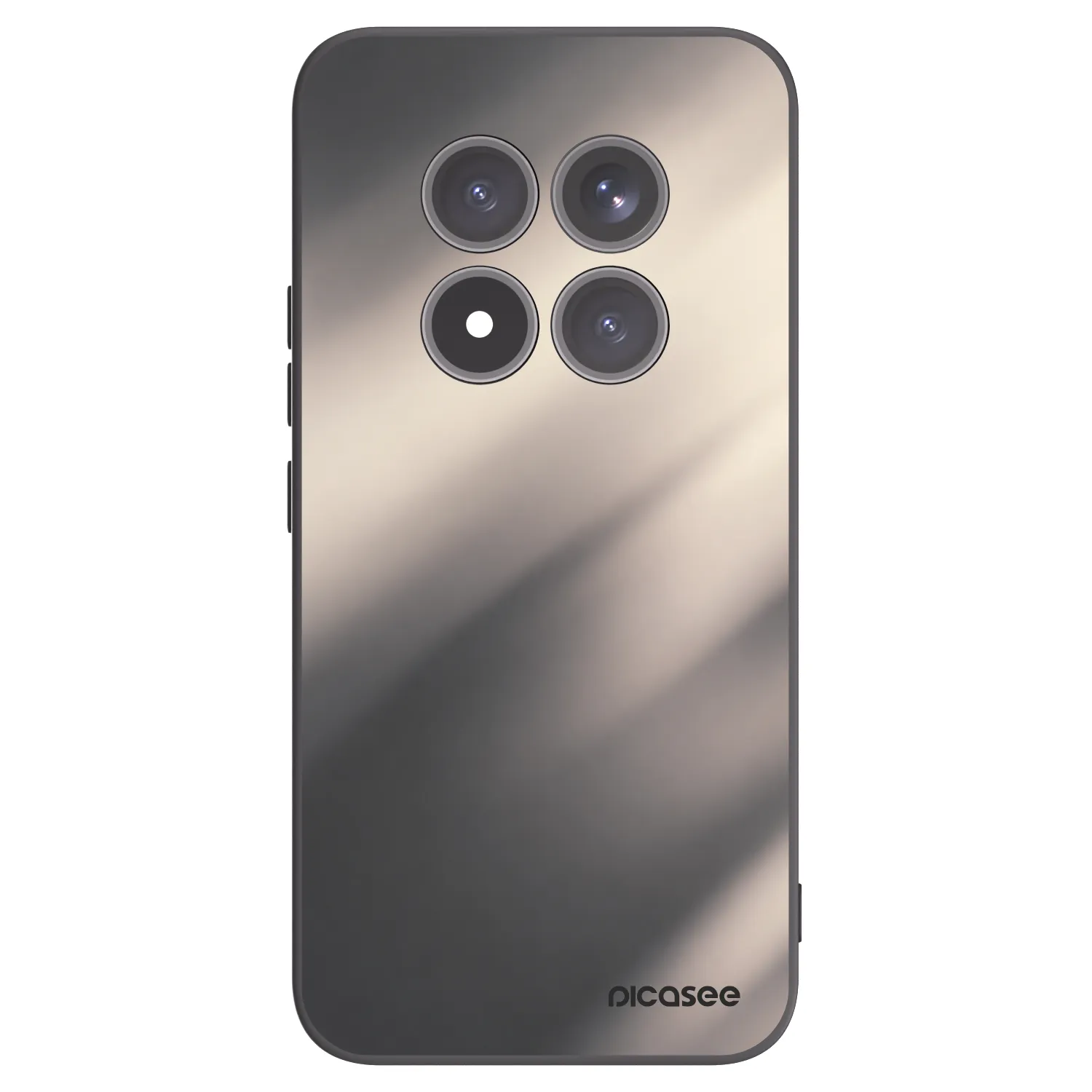 Picasee Xiaomi Redmi Note 15 Pro+ Hülle - Schwarzes Silikon - Smoky Beige