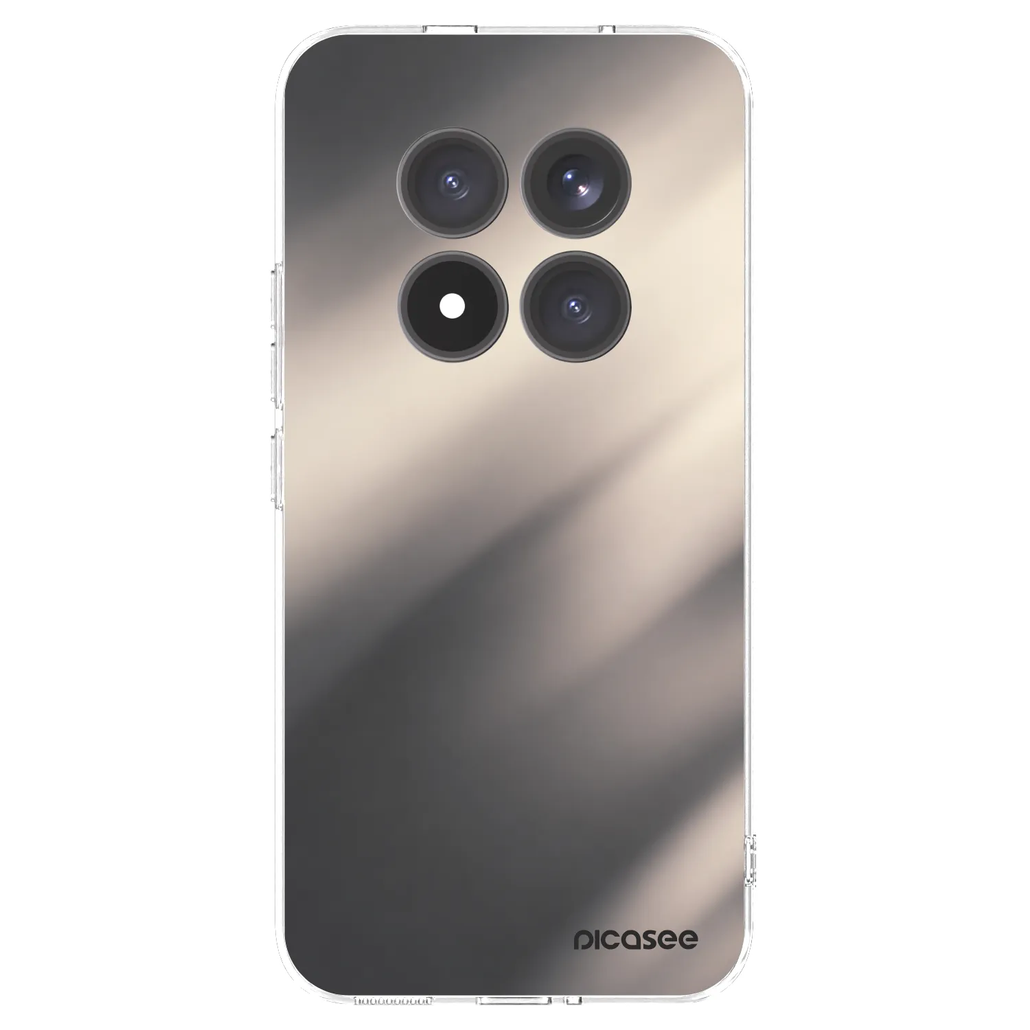 Picasee Xiaomi Redmi Note 15 Pro+ Hülle - Transparentes Silikon - Smoky Beige