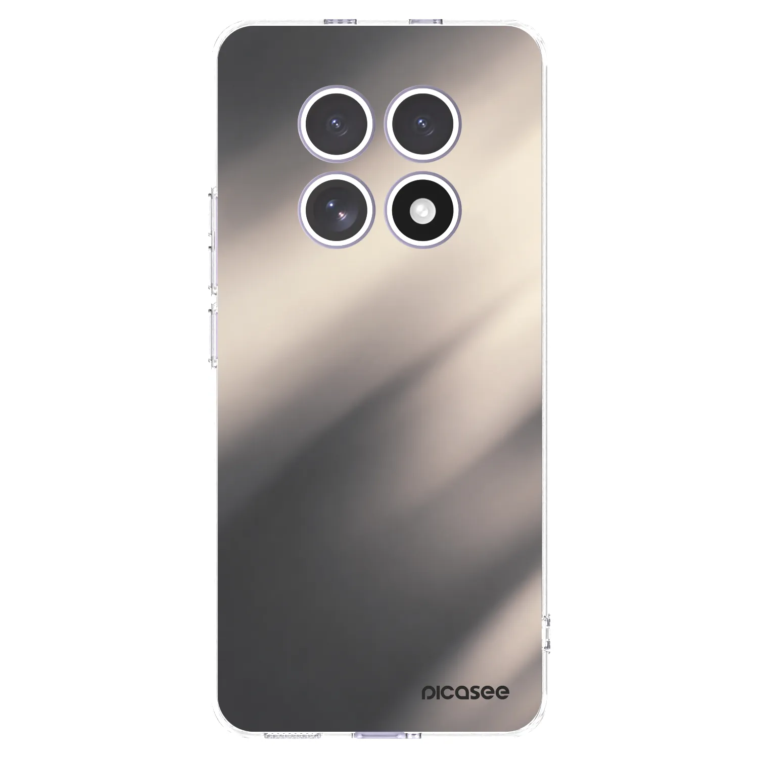Picasee Xiaomi Redmi Note 15 4G Hülle - Transparentes Silikon - Smoky Beige