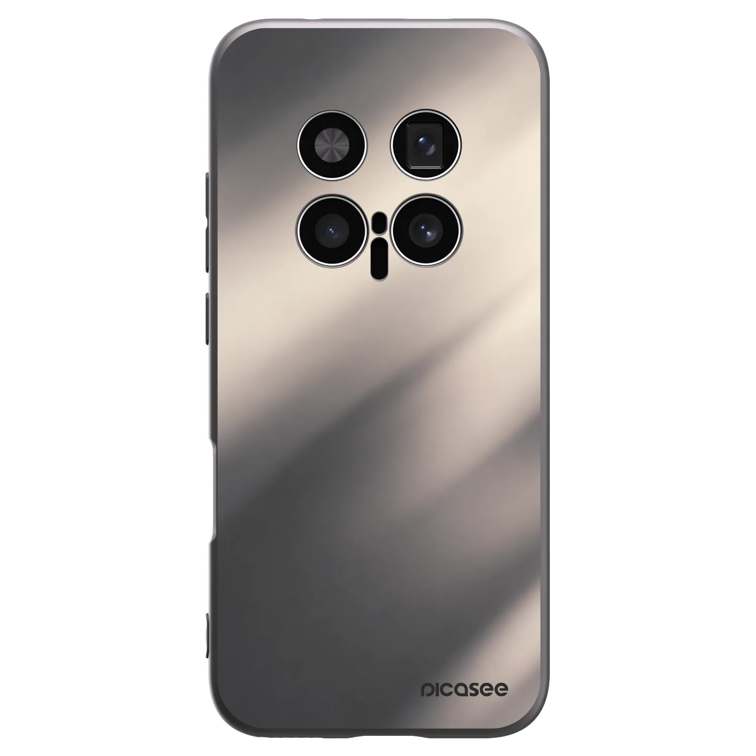 Picasee Honor Magic8 Pro 5G Hülle - Schwarzes Silikon - Smoky Beige