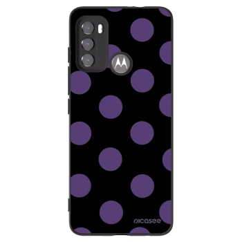 Picasee Motorola Moto G60 Hülle - Schwarzes Silikon - Big flickers